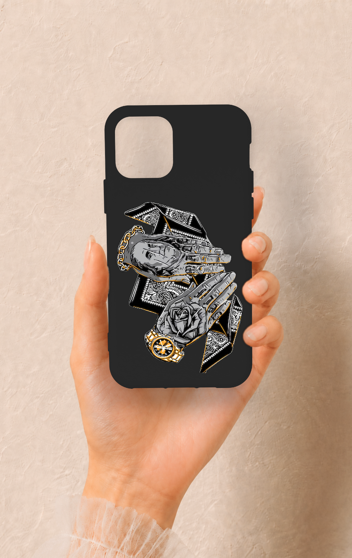 iPhone 11 Pro Uyumlu Self Made Desenli Silikon Kılıf