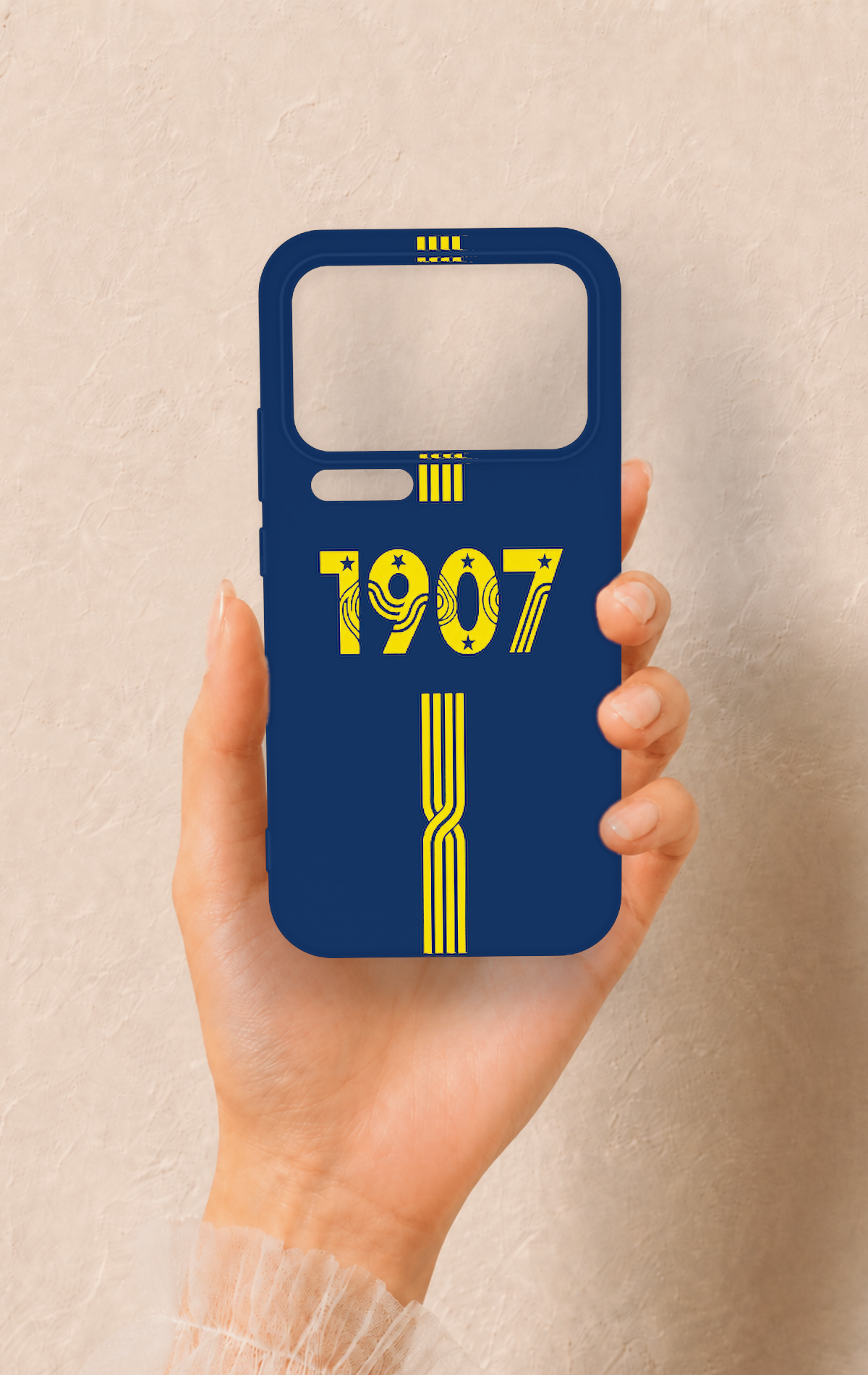 Mi 17 Pro Max Uyumlu 1907 Kemer Desenli Silikon Kılıf