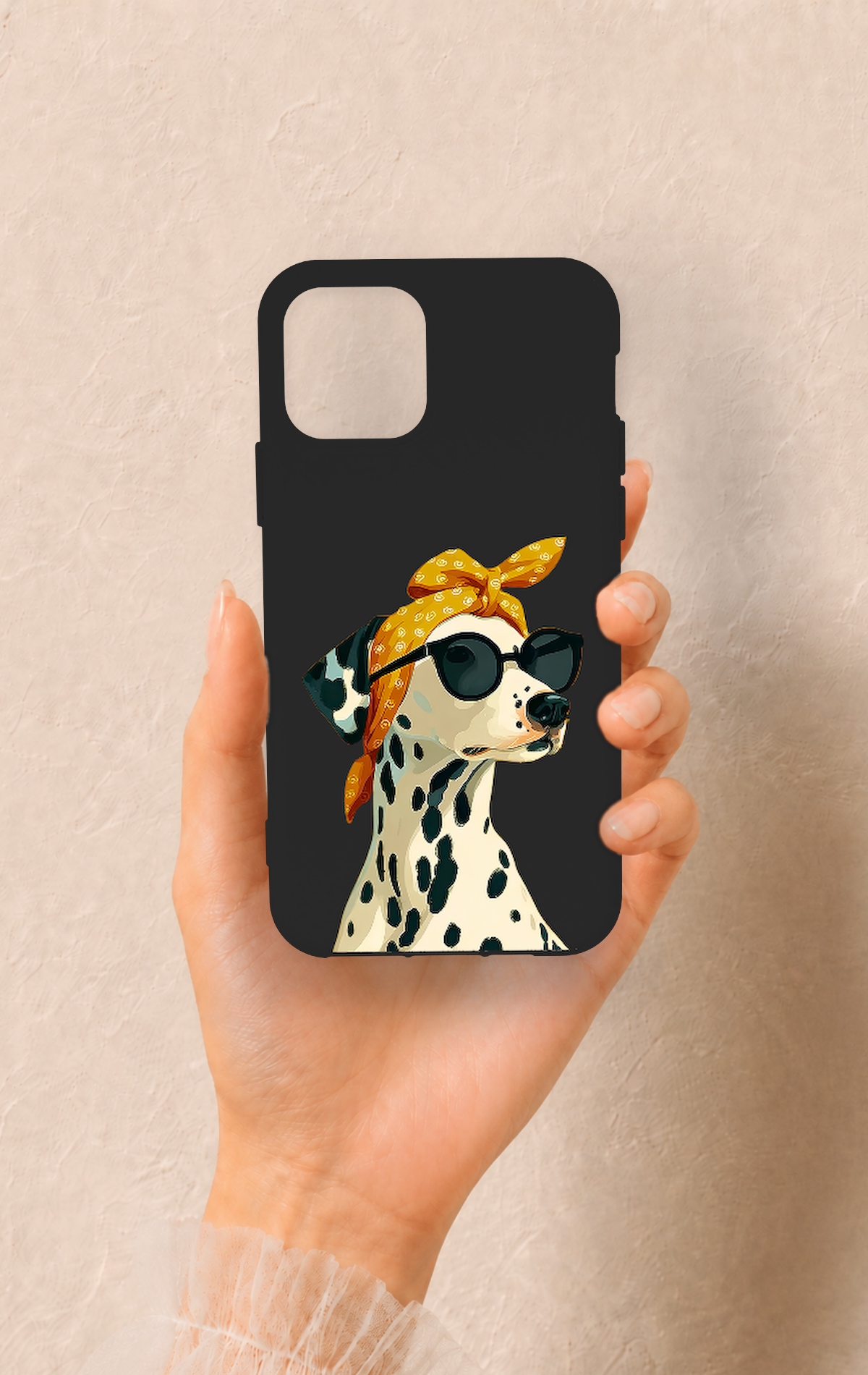 iPhone 11 Pro Uyumlu Cool Dalmaçyalı Desenli Silikon Kılıf