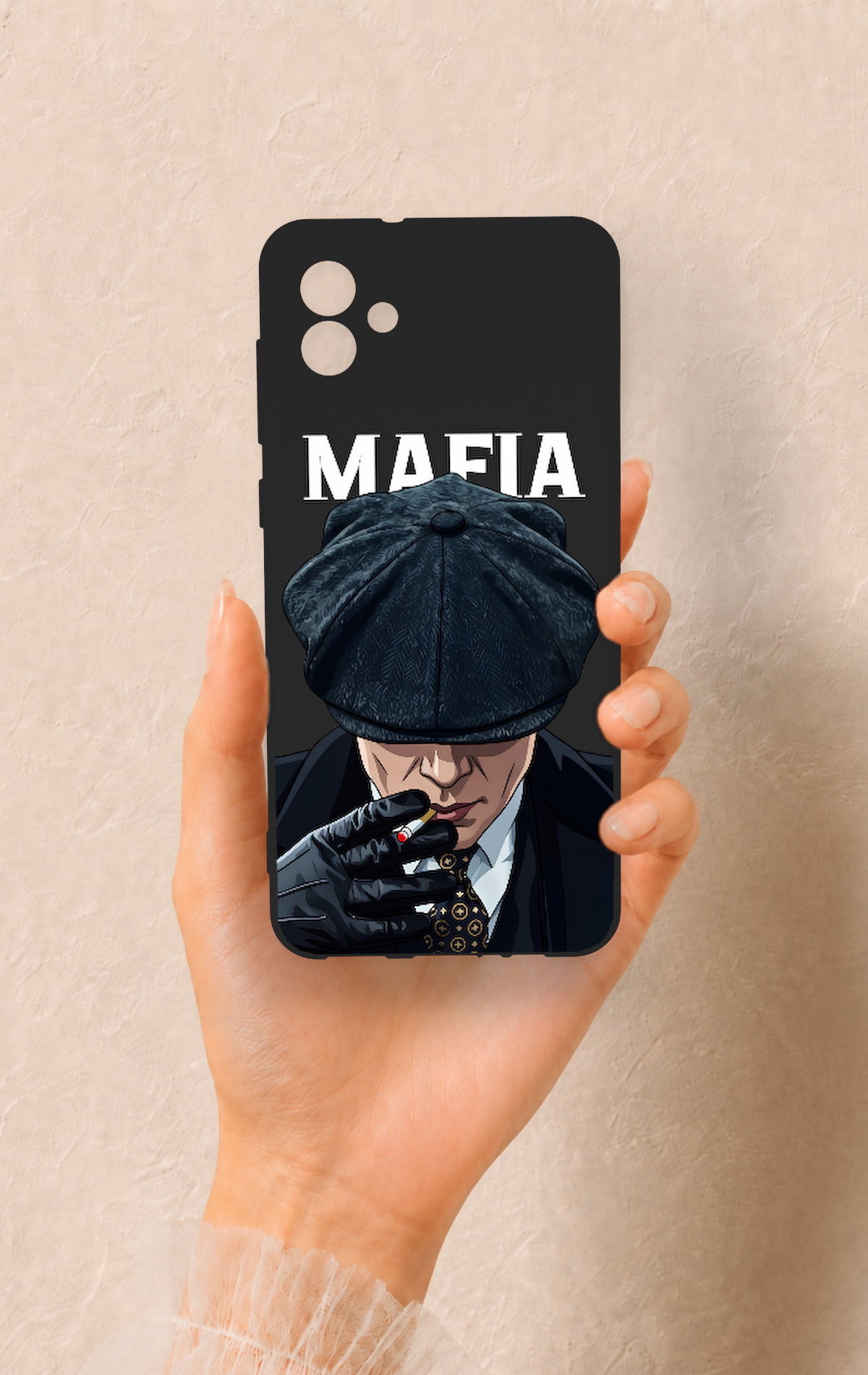 Samsung A04 Uyumlu MAFIA Desenli Silikon Kılıf