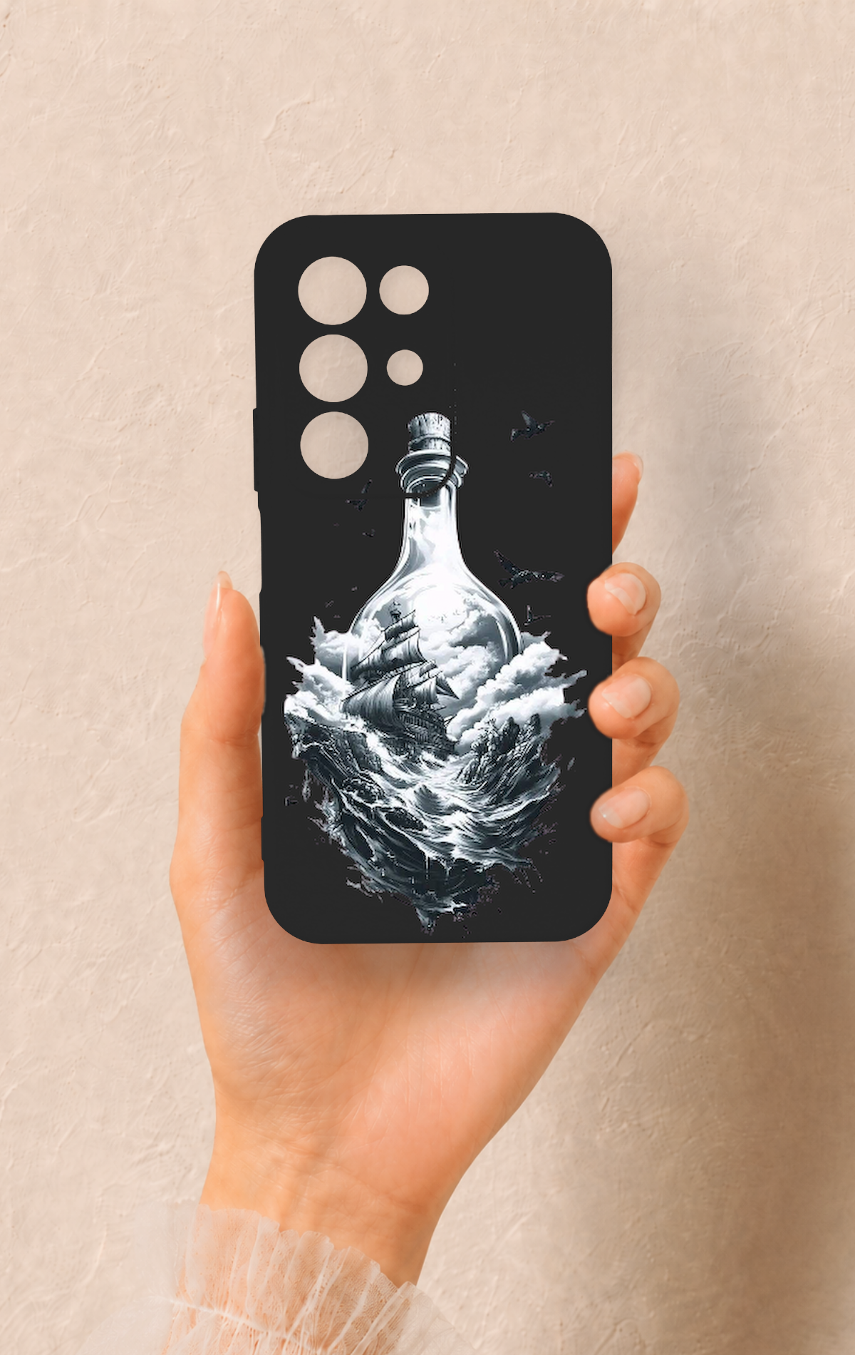 Realme C85 5G Uyumlu Secret Sea Desenli Silikon Kılıf