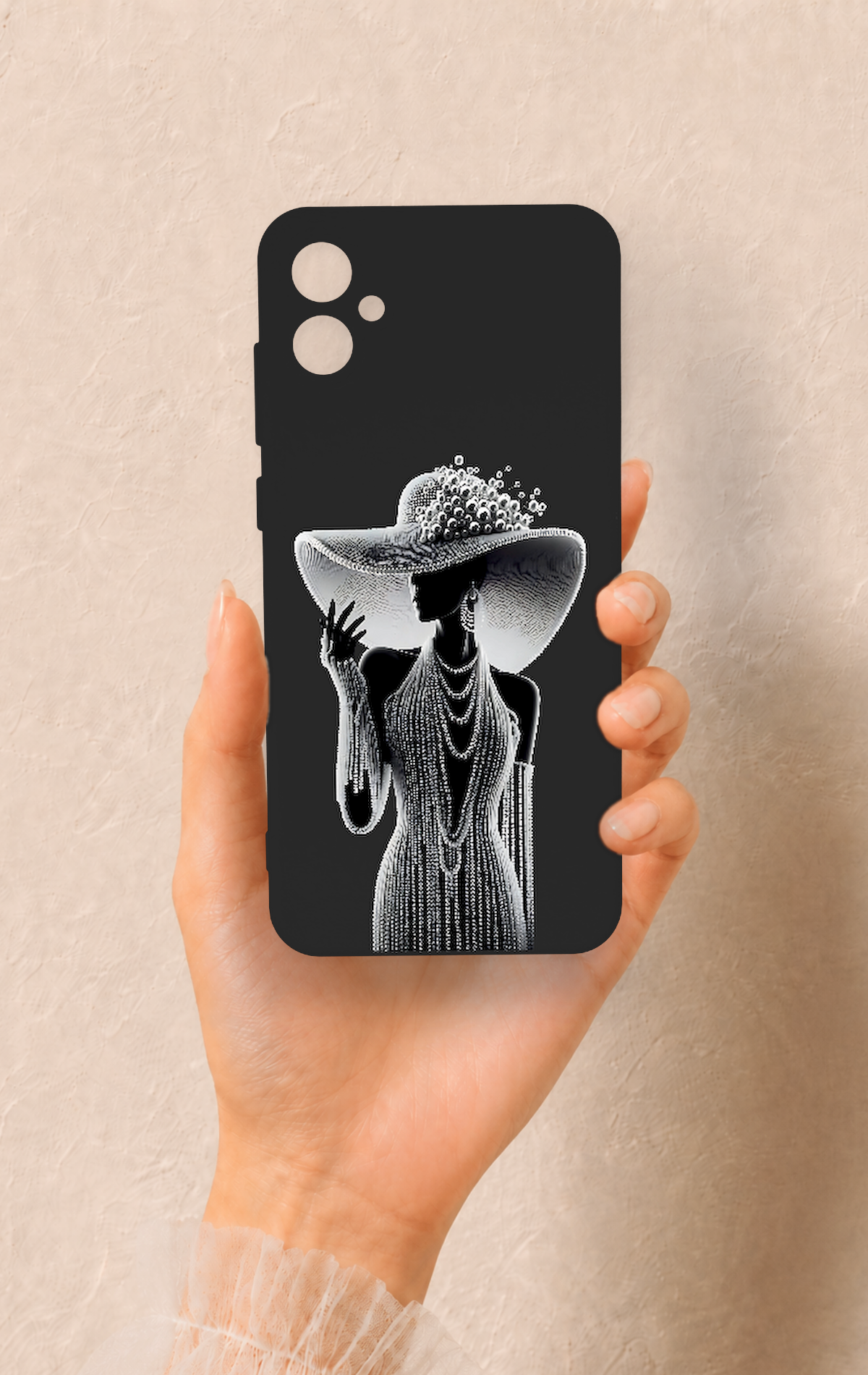 Samsung A05 Uyumlu Lady Desenli Silikon Kılıf