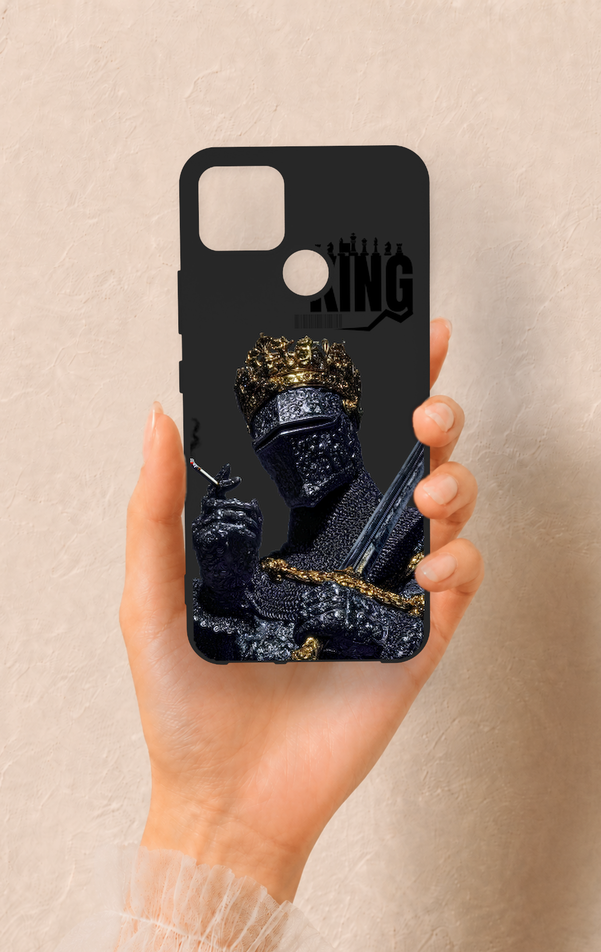 Realme C25 Uyumlu King Desenli Silikon Kılıf