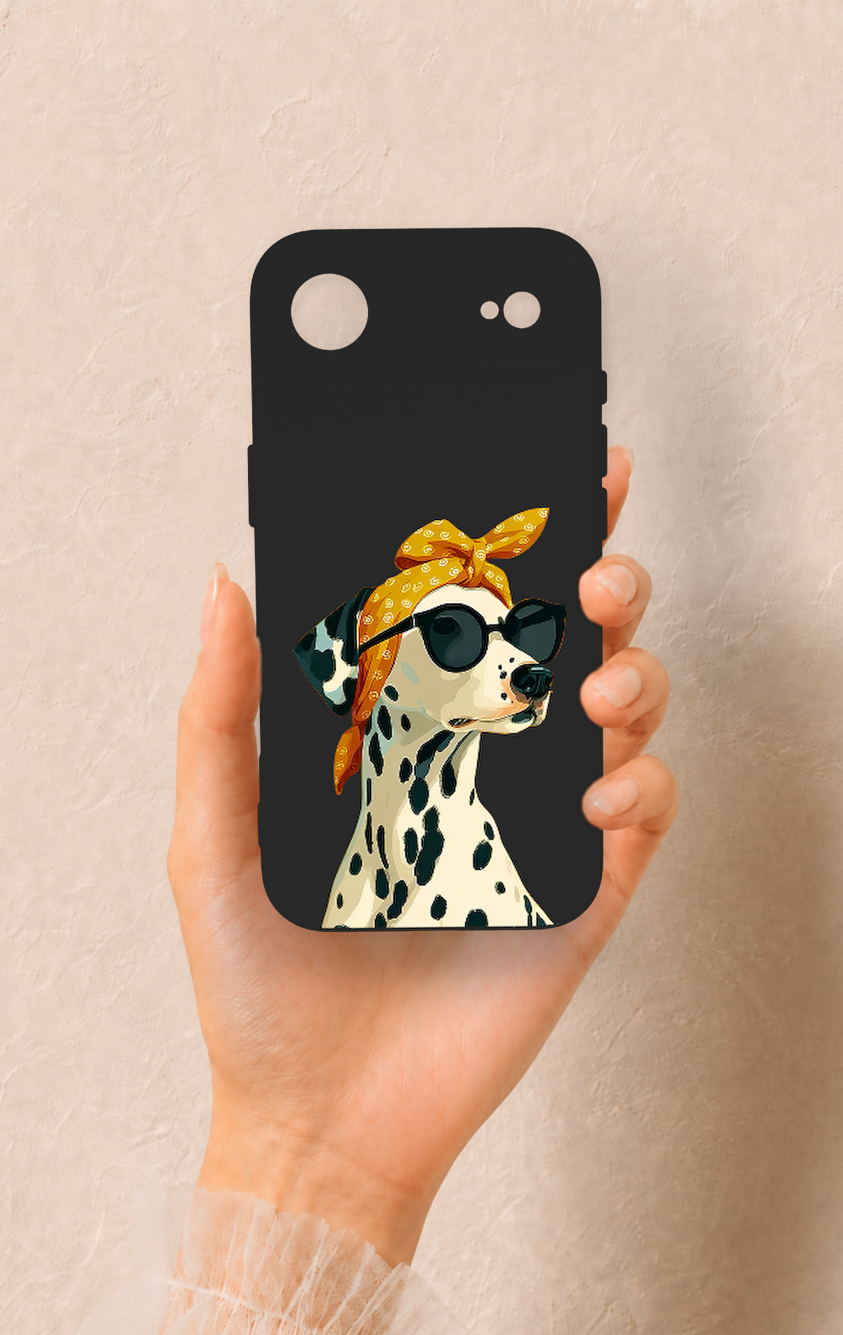 iPhone 17 Air Uyumlu Cool Dalmaçyalı Desenli Silikon Kılıf
