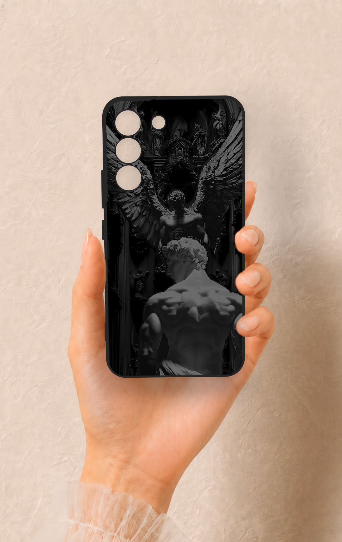 Samsung S22 Uyumlu Icarus Desenli Silikon Kılıf