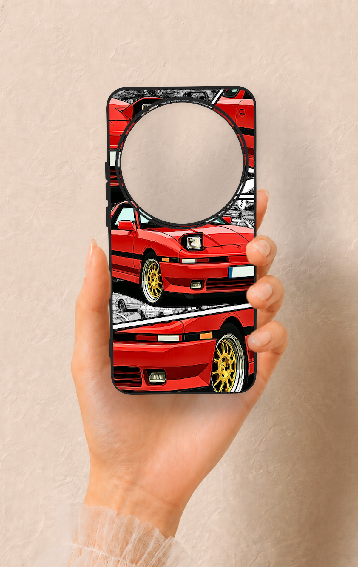Xiomi Mi 15 Ultra Uyumlu Kırmızı Supra Desenli Silikon Kılıf