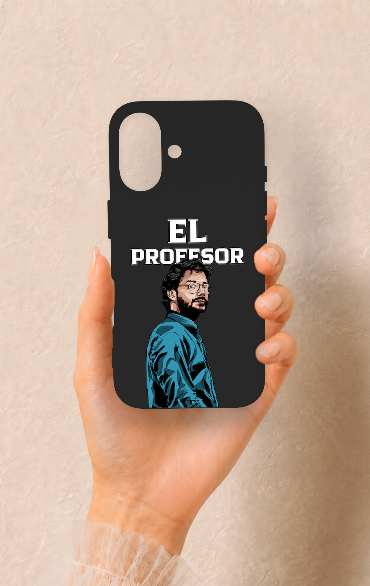 iPhone 16 Uyumlu El Profesor Desenli Silikon Kılıf