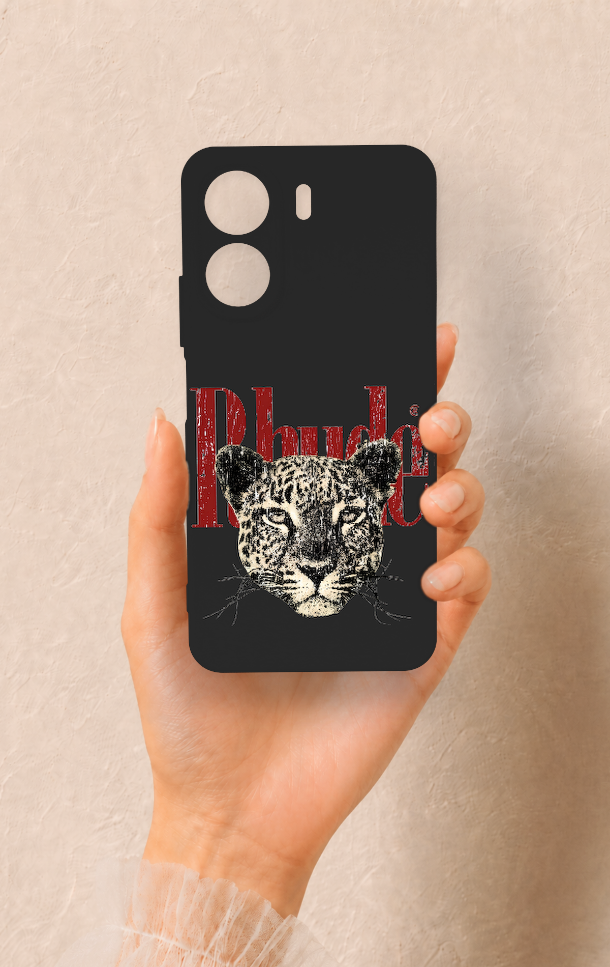 Redmi 13C Uyumlu Rhude Desenli Silikon Kılıf