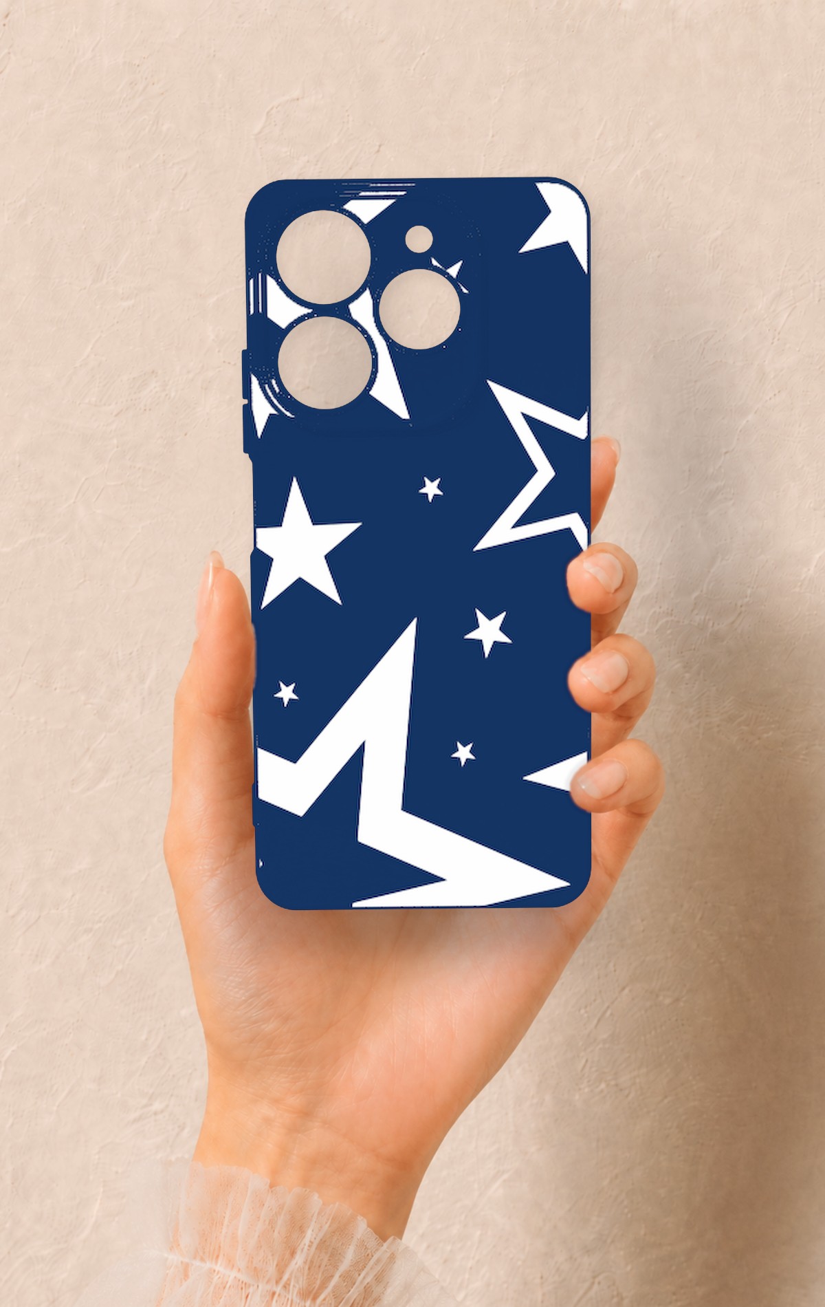 Tecno Spark 10 Pro Uyumlu Mega Star Desenli Silikon Kılıf