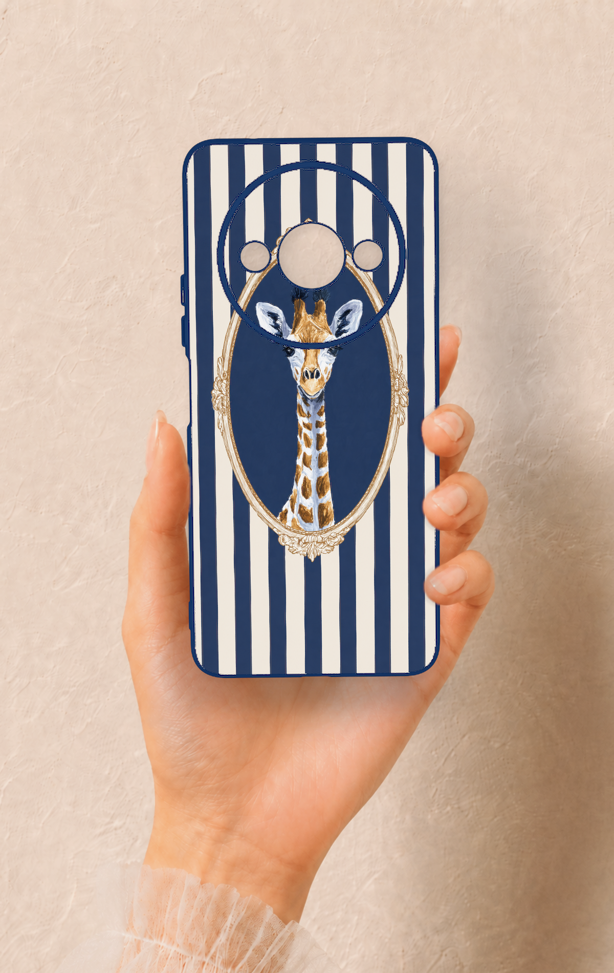 Redmi A3 Uyumlu Zürefa Desenli Silikon Kılıf