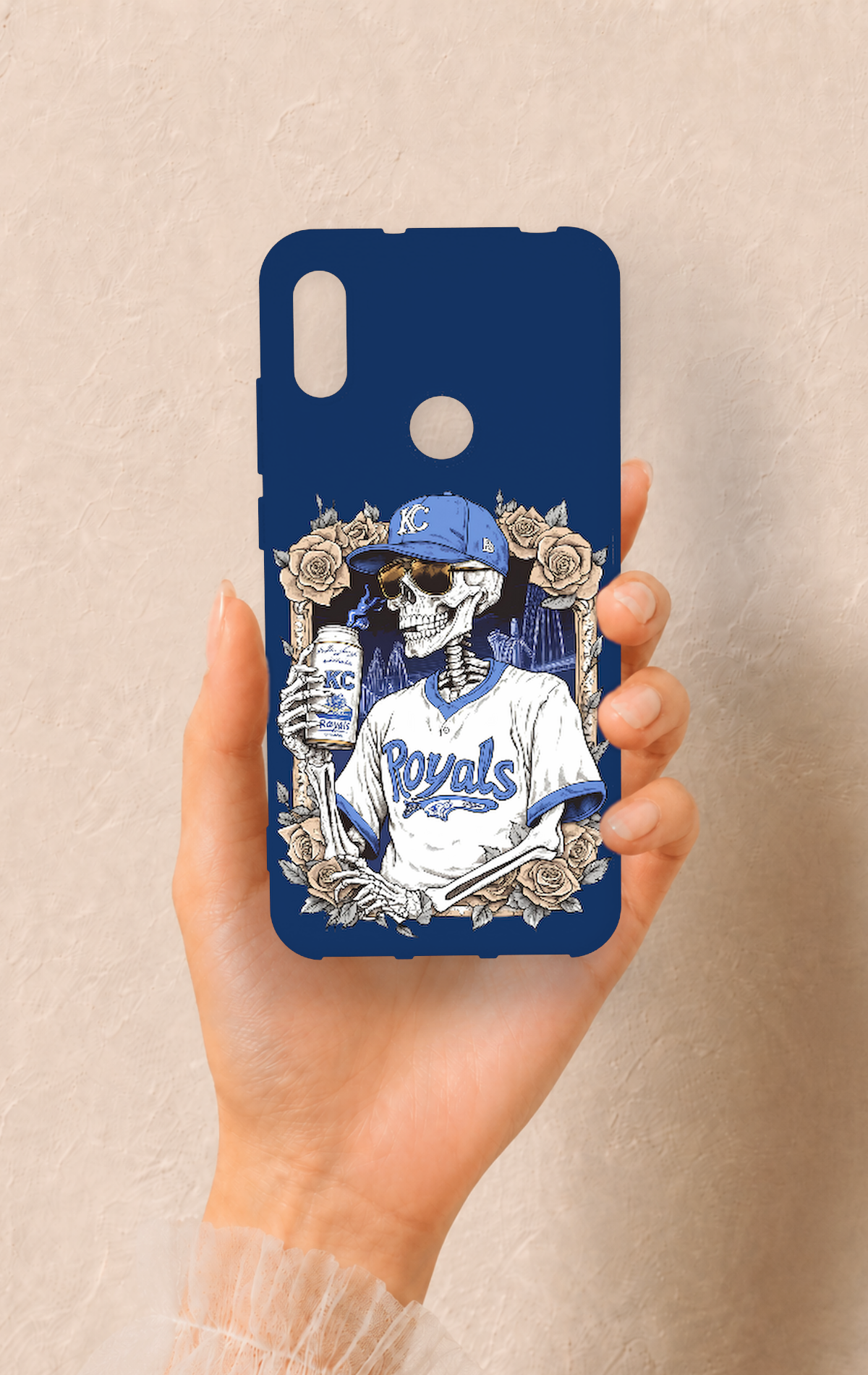 Huawei Y6 2019 Uyumlu Royals Desenli Silikon Kılıf