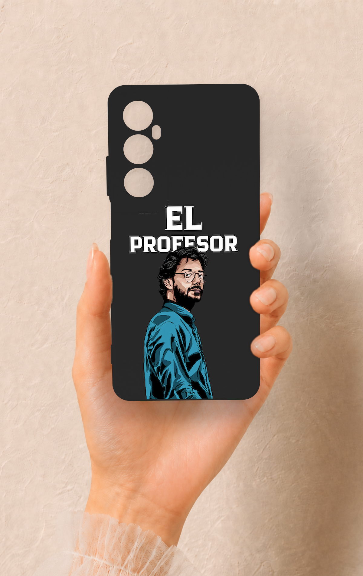 Realme C65 Uyumlu El Profesor Desenli Silikon Kılıf