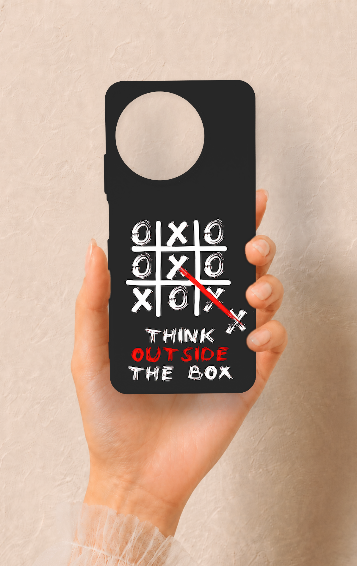 Realme 11 Uyumlu Out Side The Box Desenli Silikon Kılıf