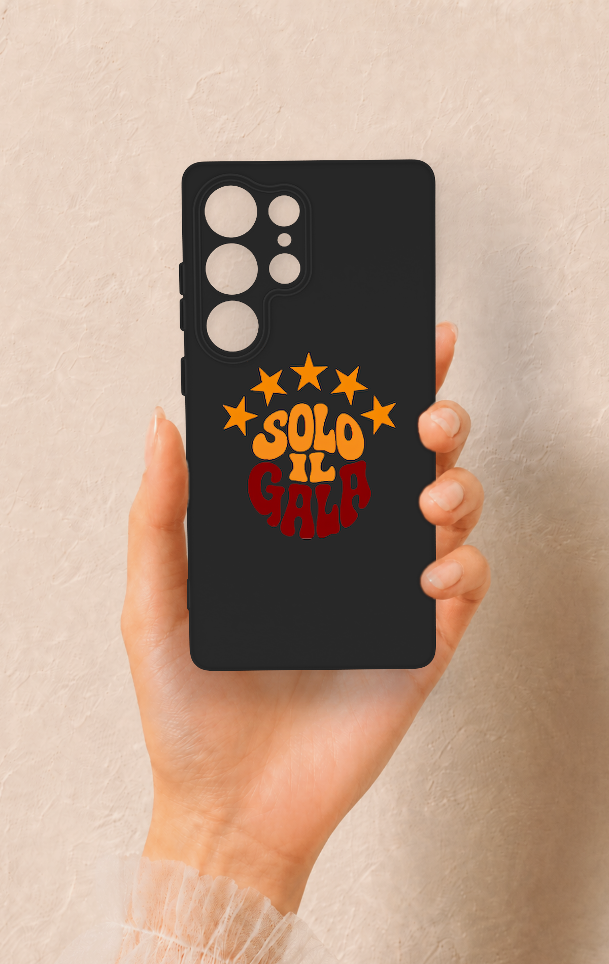 Samsung S25 Ultra Uyumlu Solo IL Gala Desenli Silikon Kılıf