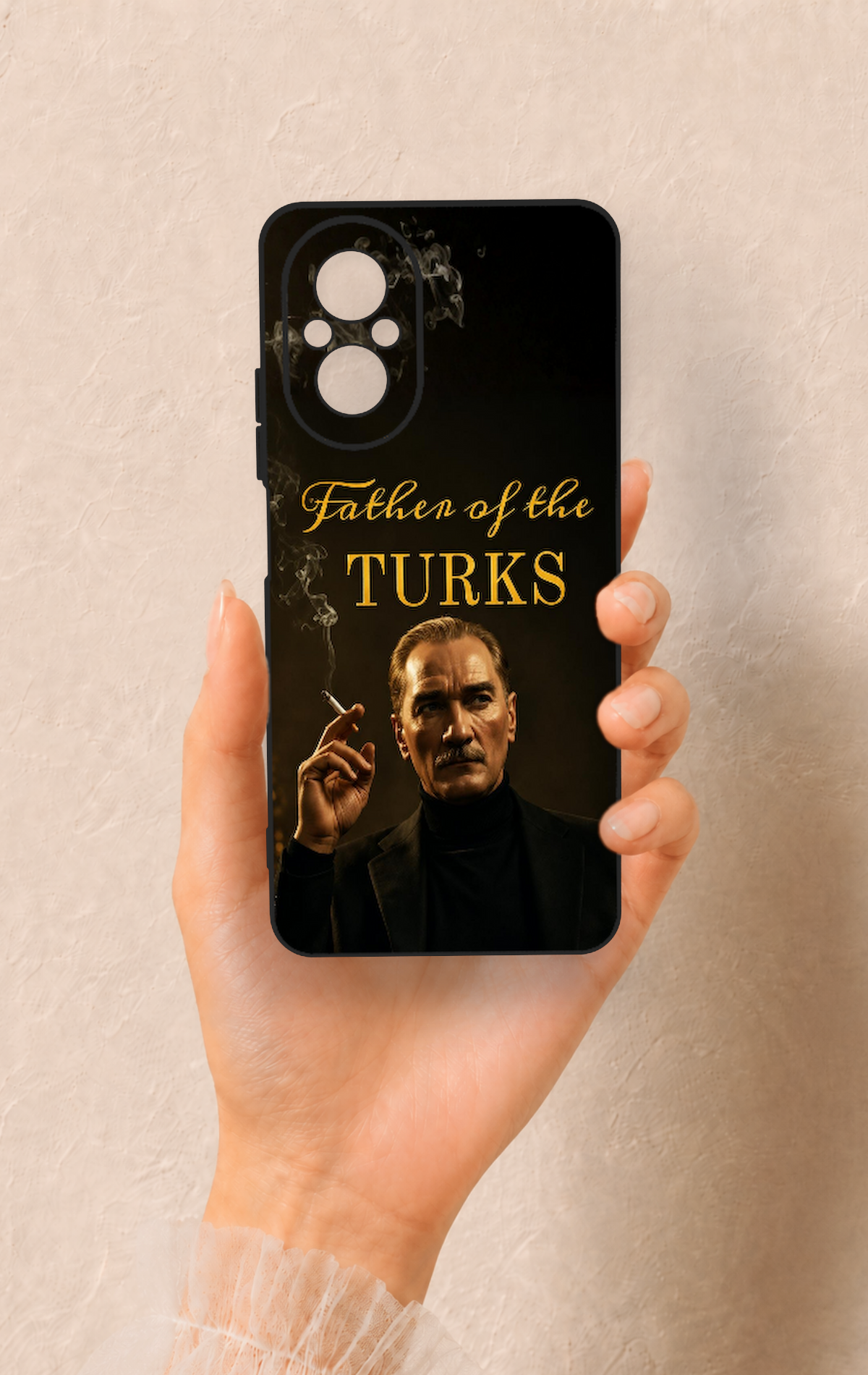 Realme 12 Lite Uyumlu Father Of The Turks Desenli Silikon Kılıf
