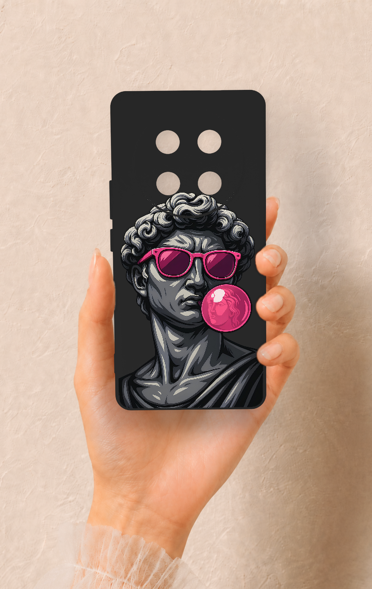 Honor Magic 7 Lite 5G Uyumlu Pop David Desenli Silikon Kılıf