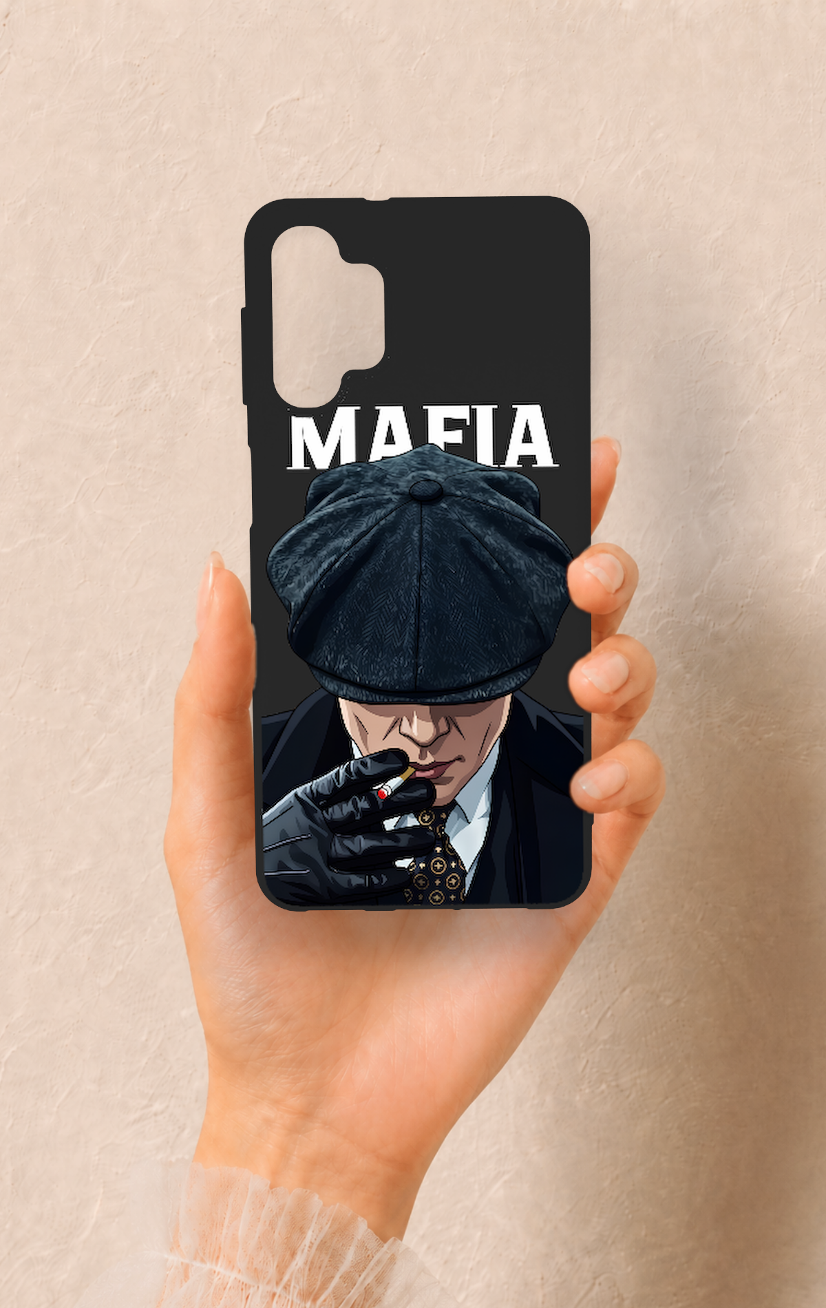 Samsung A32 Uyumlu MAFIA Desenli Silikon Kılıf