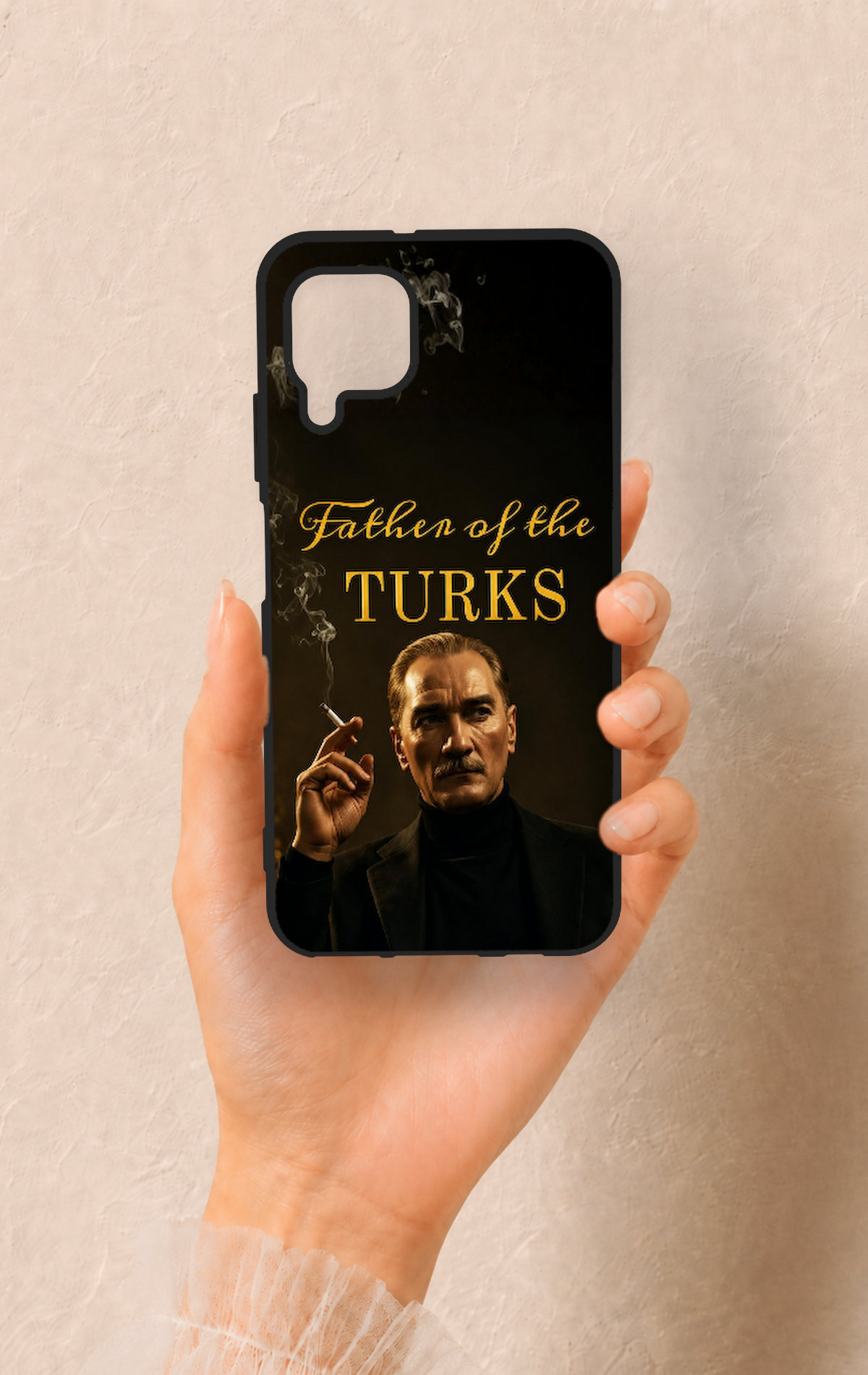 Huawei P40 Lite Uyumlu Father Of The Turks Desenli Silikon Kılıf