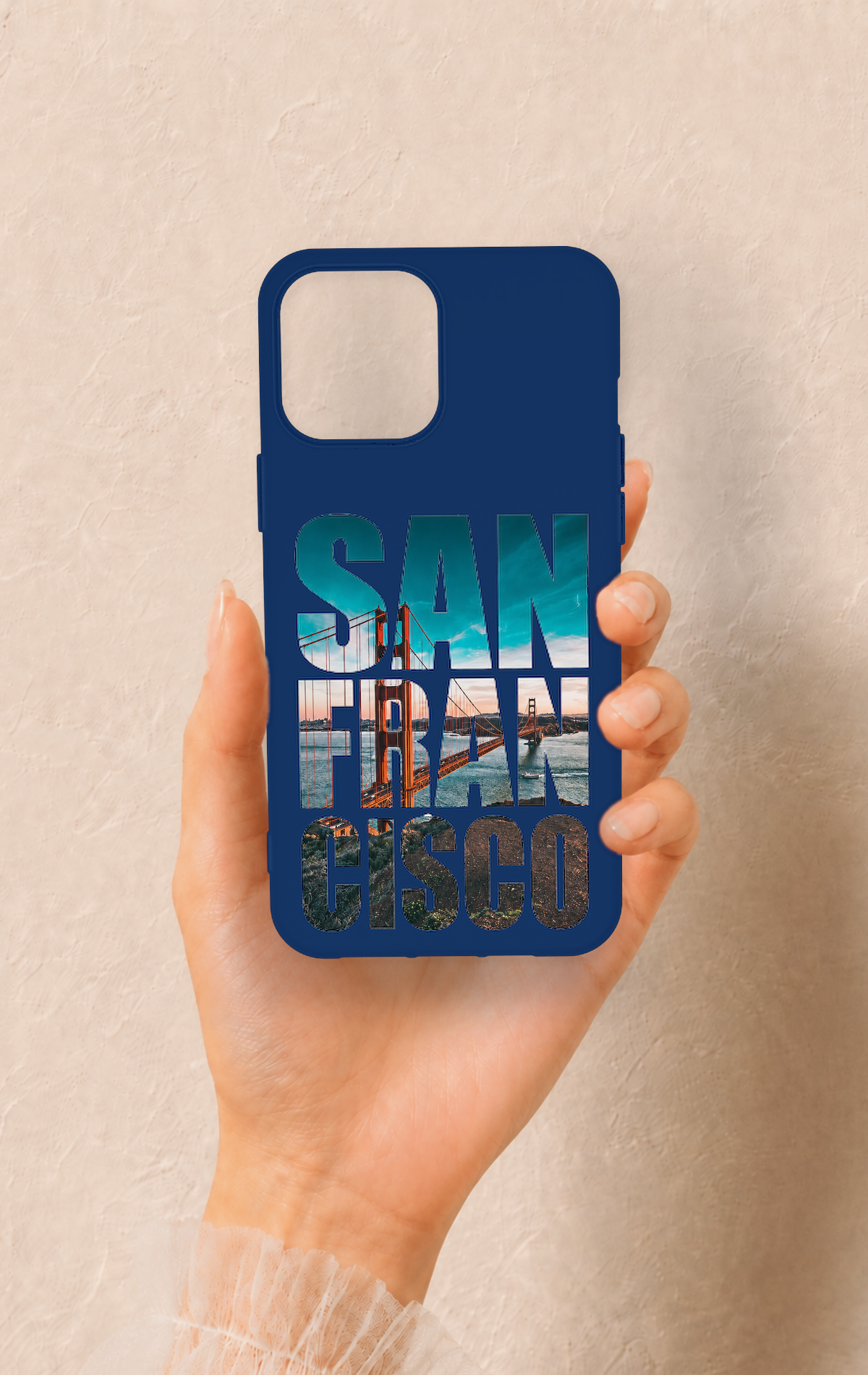 iPhone 12 Pro Max Uyumlu San Francisco Desenli Silikon Kılıf