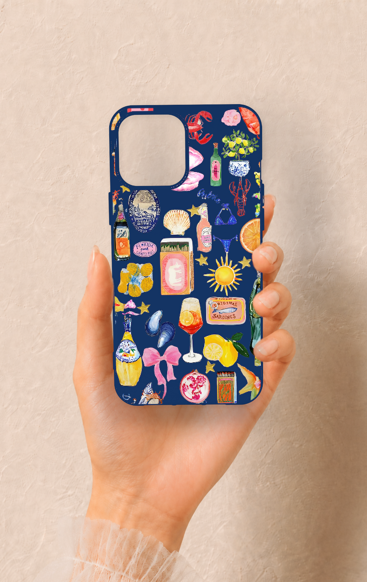 iPhone 12 Pro Max Uyumlu Summer Desenli Silikon Kılıf