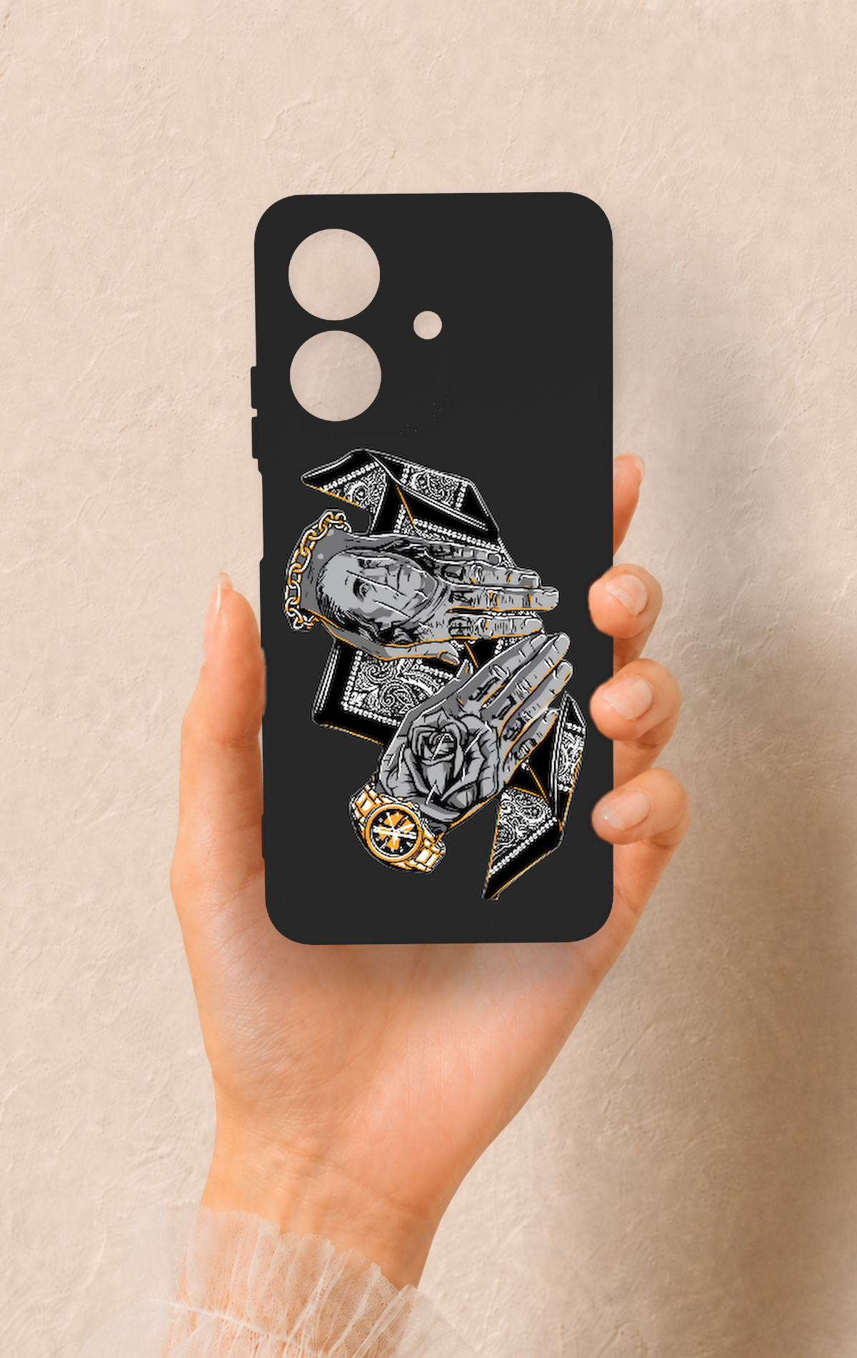 Realme Note 60 Uyumlu Self Made Desenli Silikon Kılıf