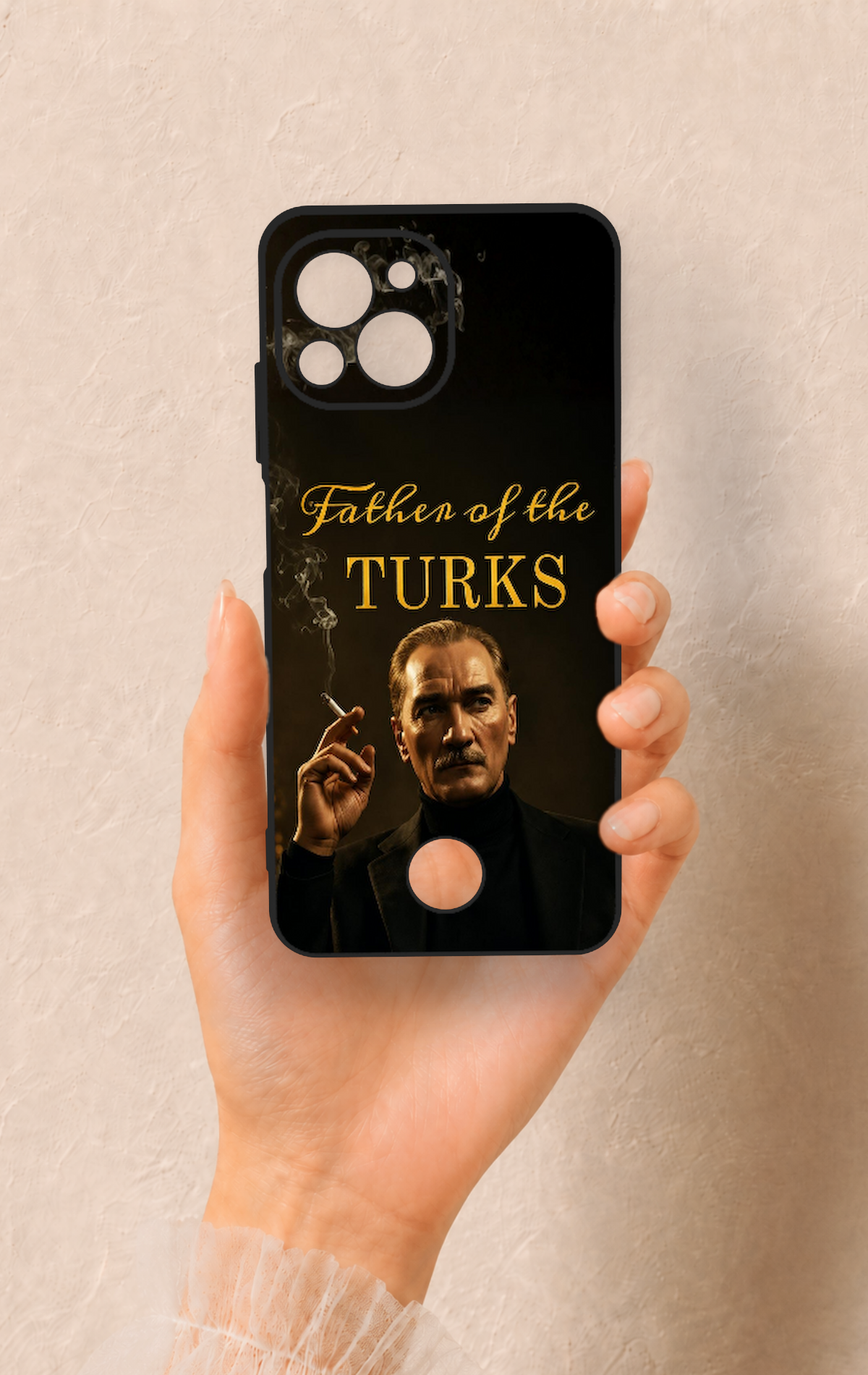 Reeder S23 Pro Max Uyumlu Father Of The Turks Desenli Silikon Kılıf