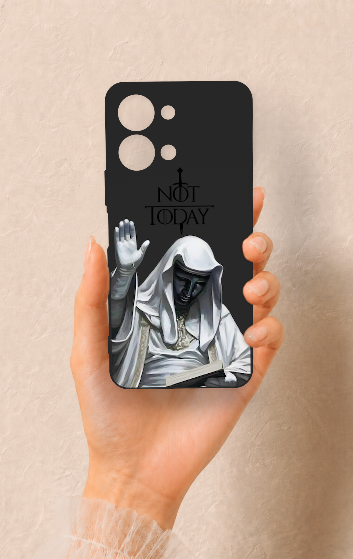 Vivo Y05 4G Uyumlu Not Today Desenli Silikon Kılıf