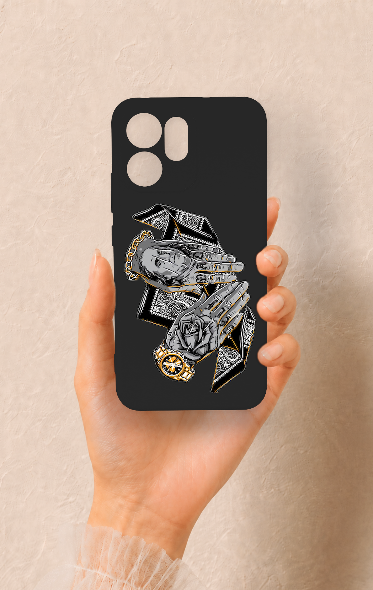 Oppo Reno 14F Uyumlu Self Made Desenli Silikon Kılıf