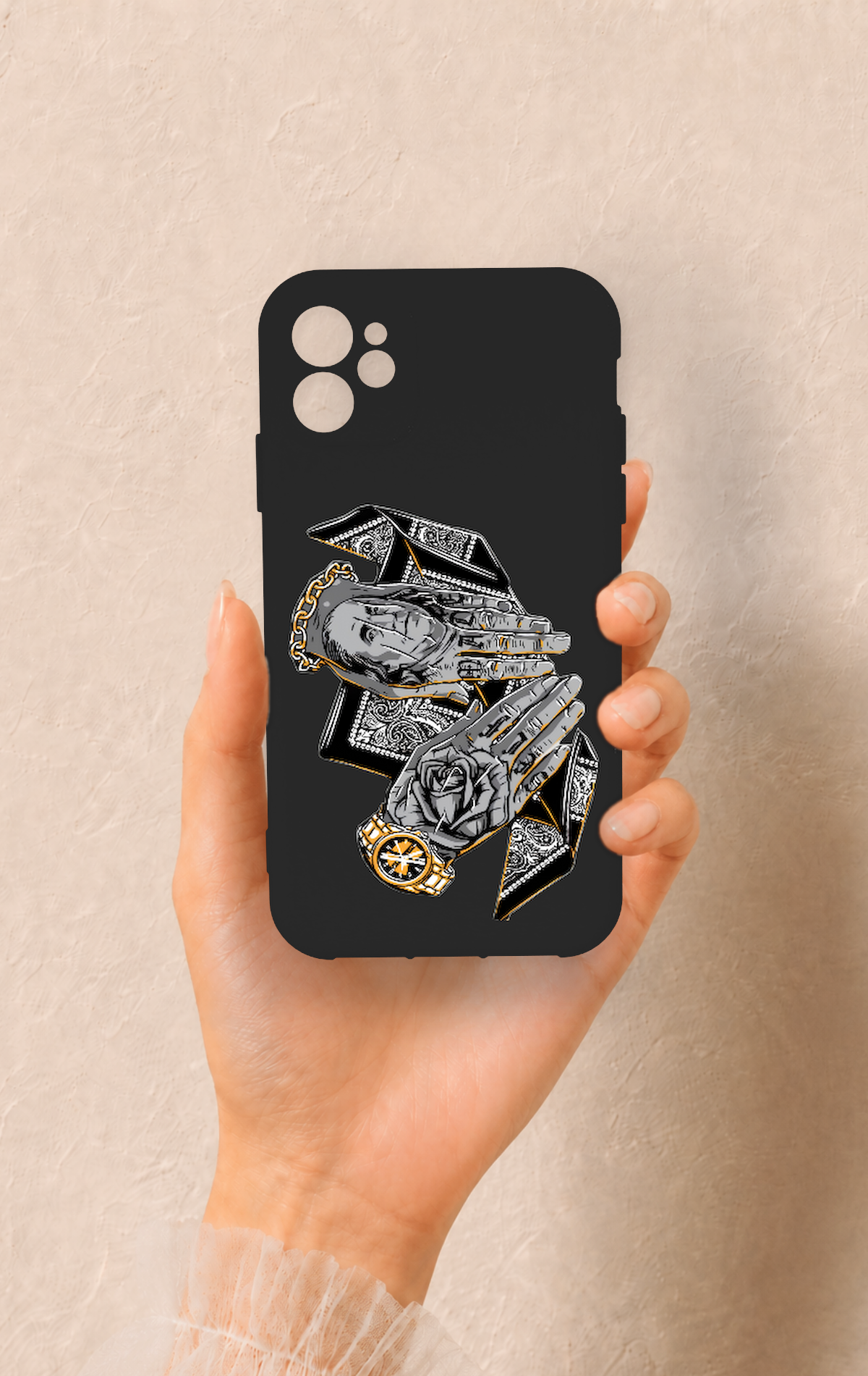 iPhone 11 Uyumlu Self Made Desenli Silikon Kılıf