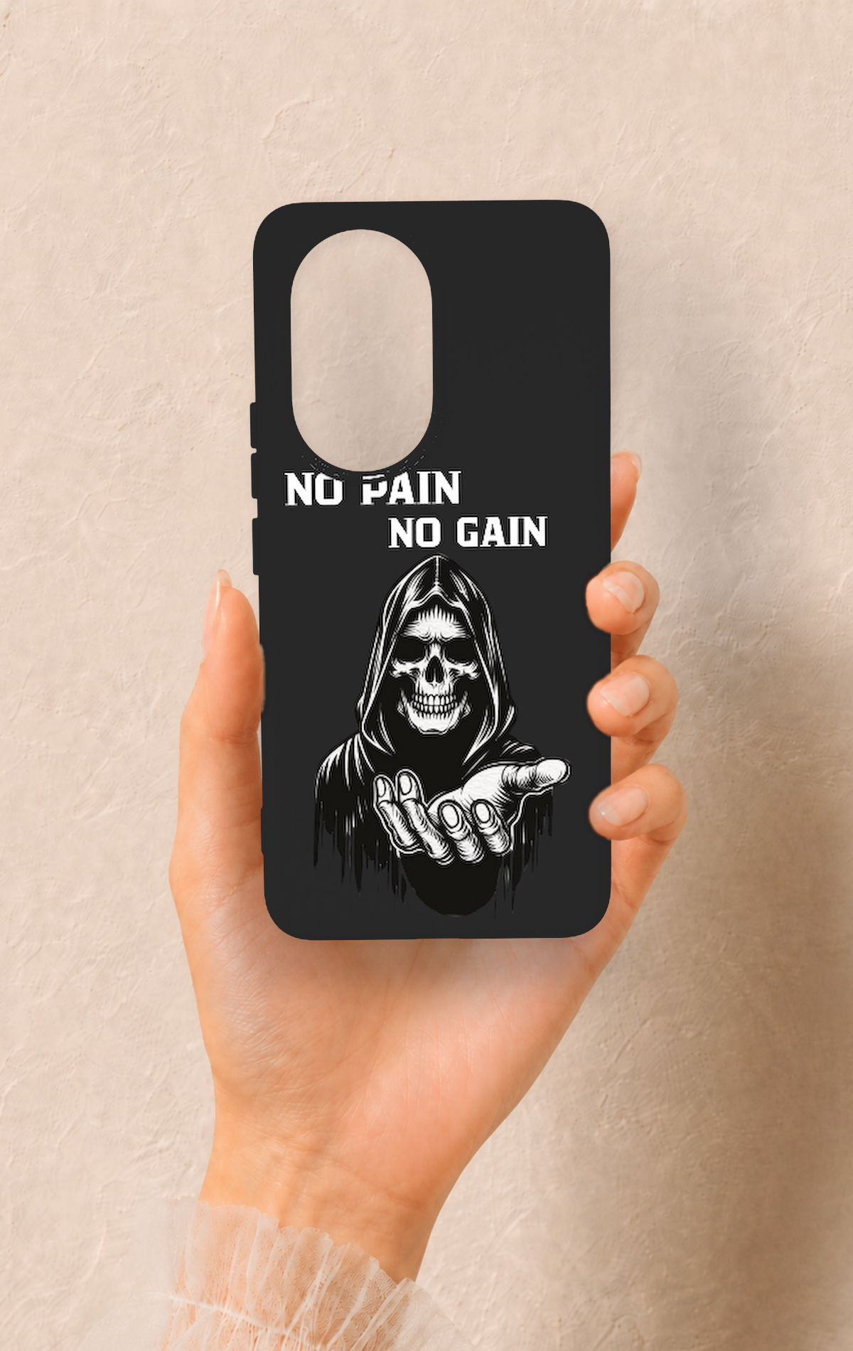 Honor 200 5G Uyumlu No Pain No Gain Desenli Silikon Kılıf
