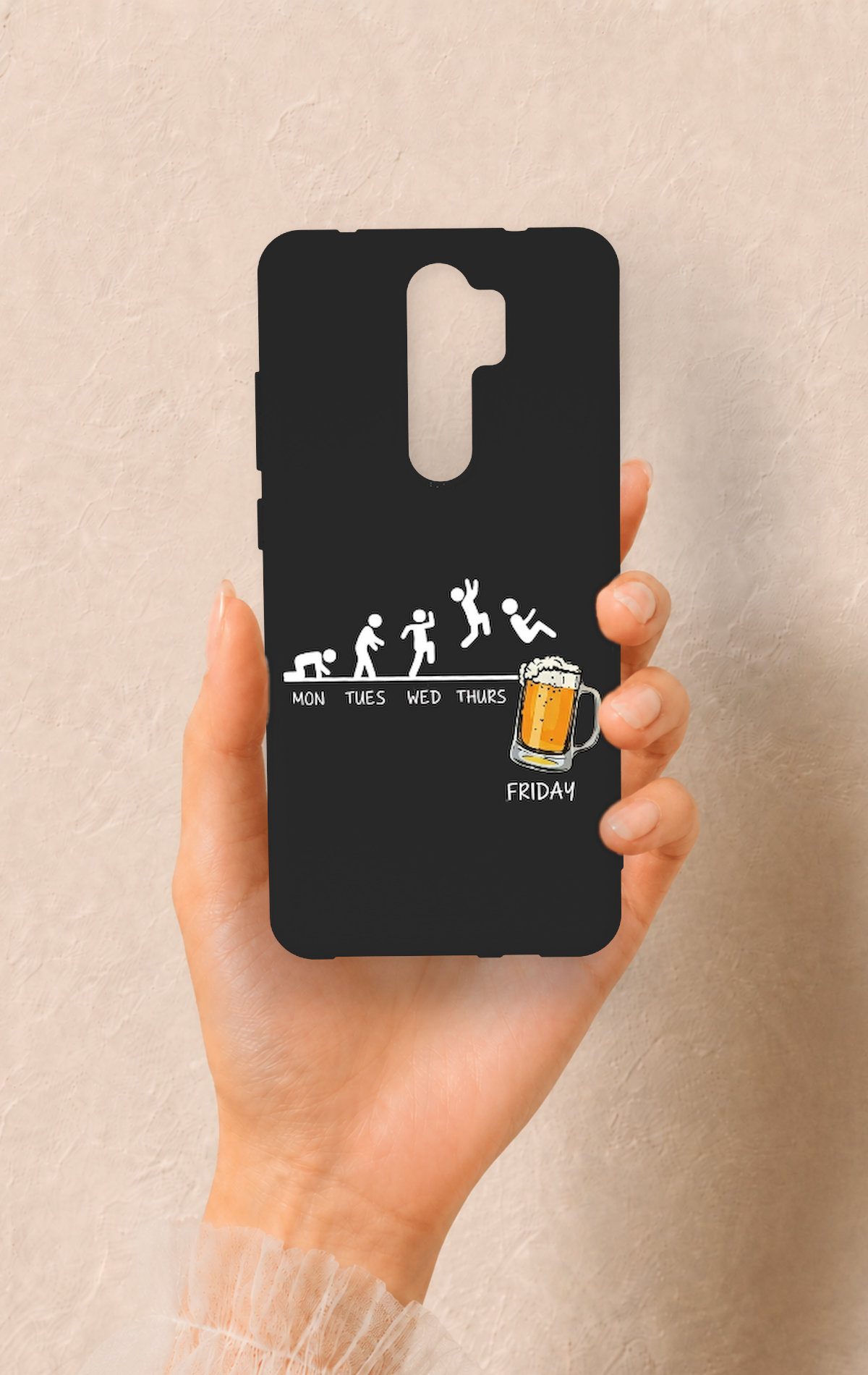 Redmi Note 8 Pro Uyumlu Fun Day Friday Desenli Silikon Kılıf