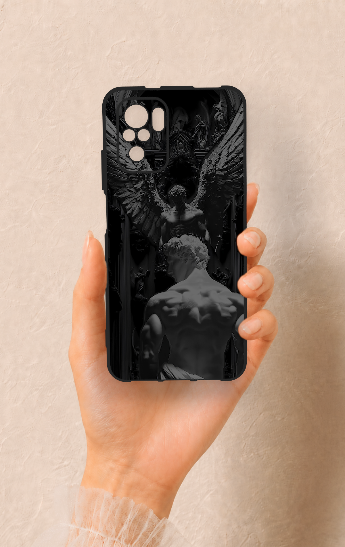 Redmi Note 10-10S Uyumlu Icarus Desenli Silikon Kılıf