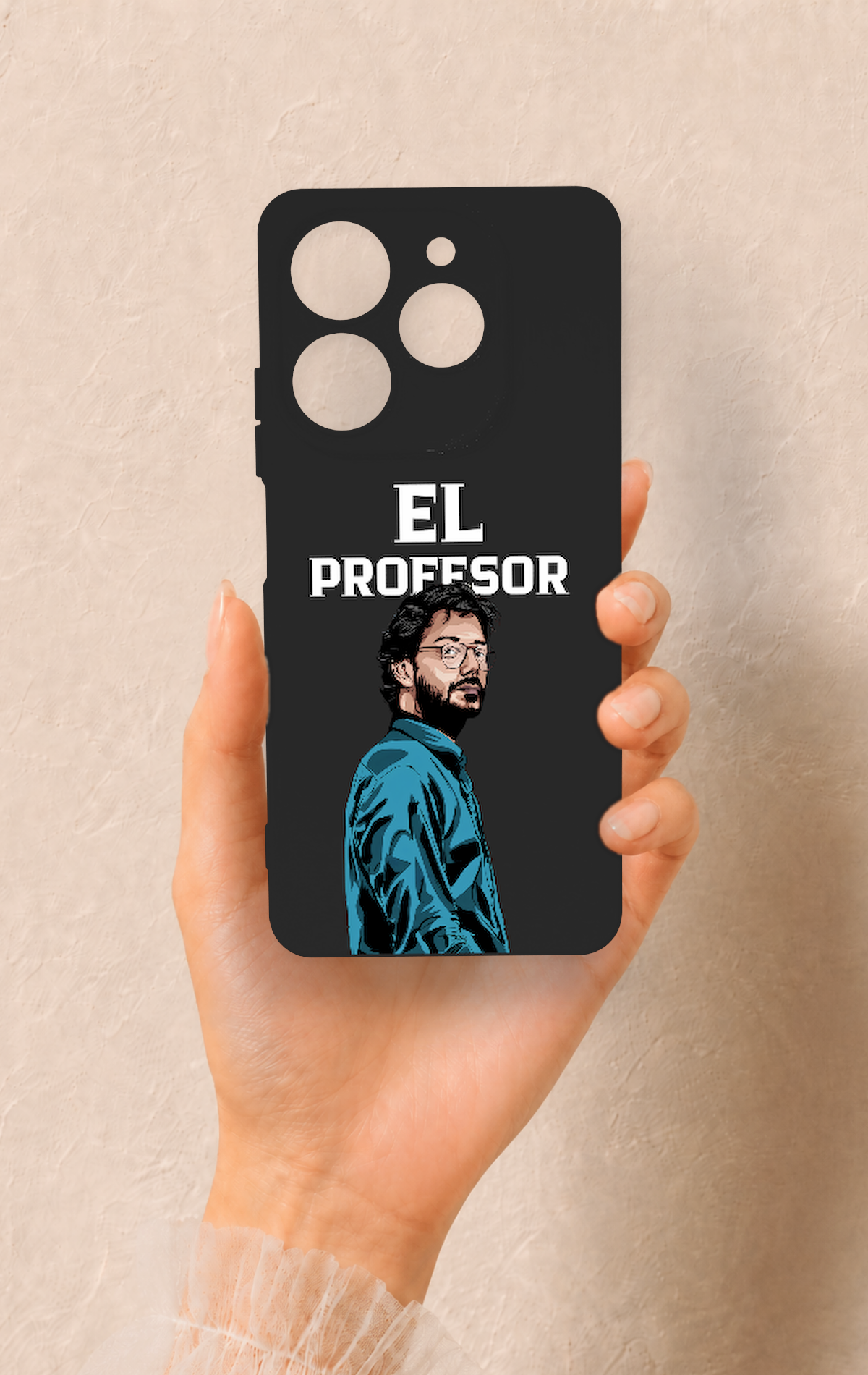 Tecno Spark 10 Pro Uyumlu El Profesor Desenli Silikon Kılıf