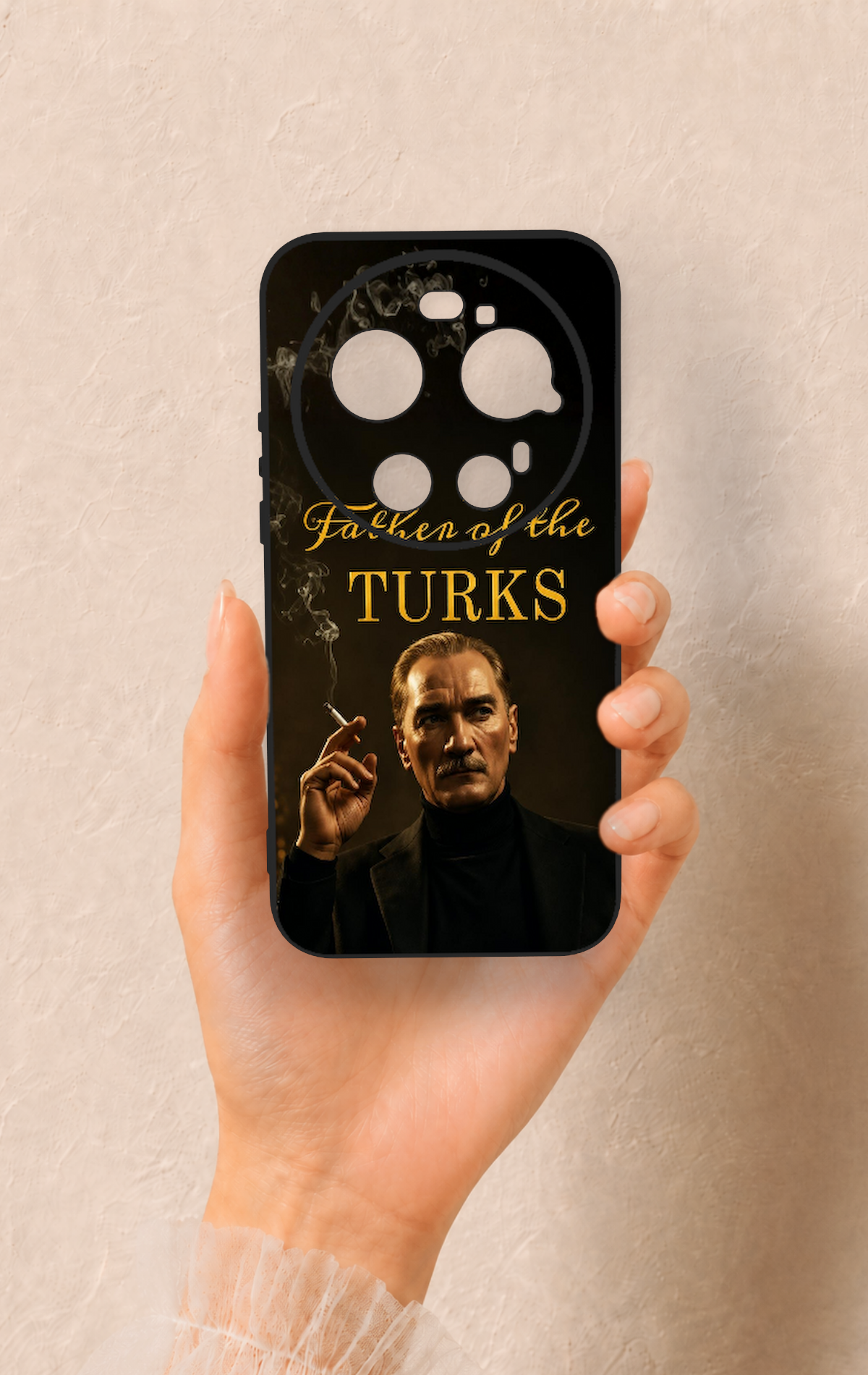 Xiaomi Mi 17 Ultra Uyumlu Father Of The Turks Desenli Silikon Kılıf