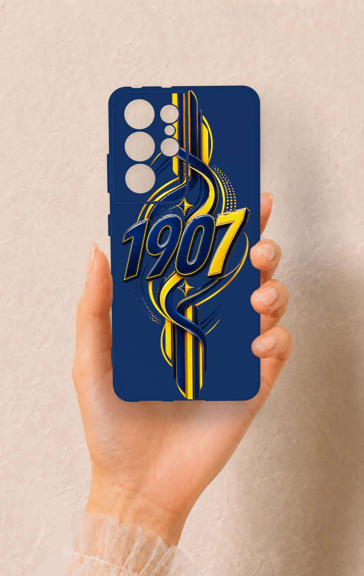 Samsung S21 Ultra Uyumlu FB-1907 Desenli Silikon Kılıf