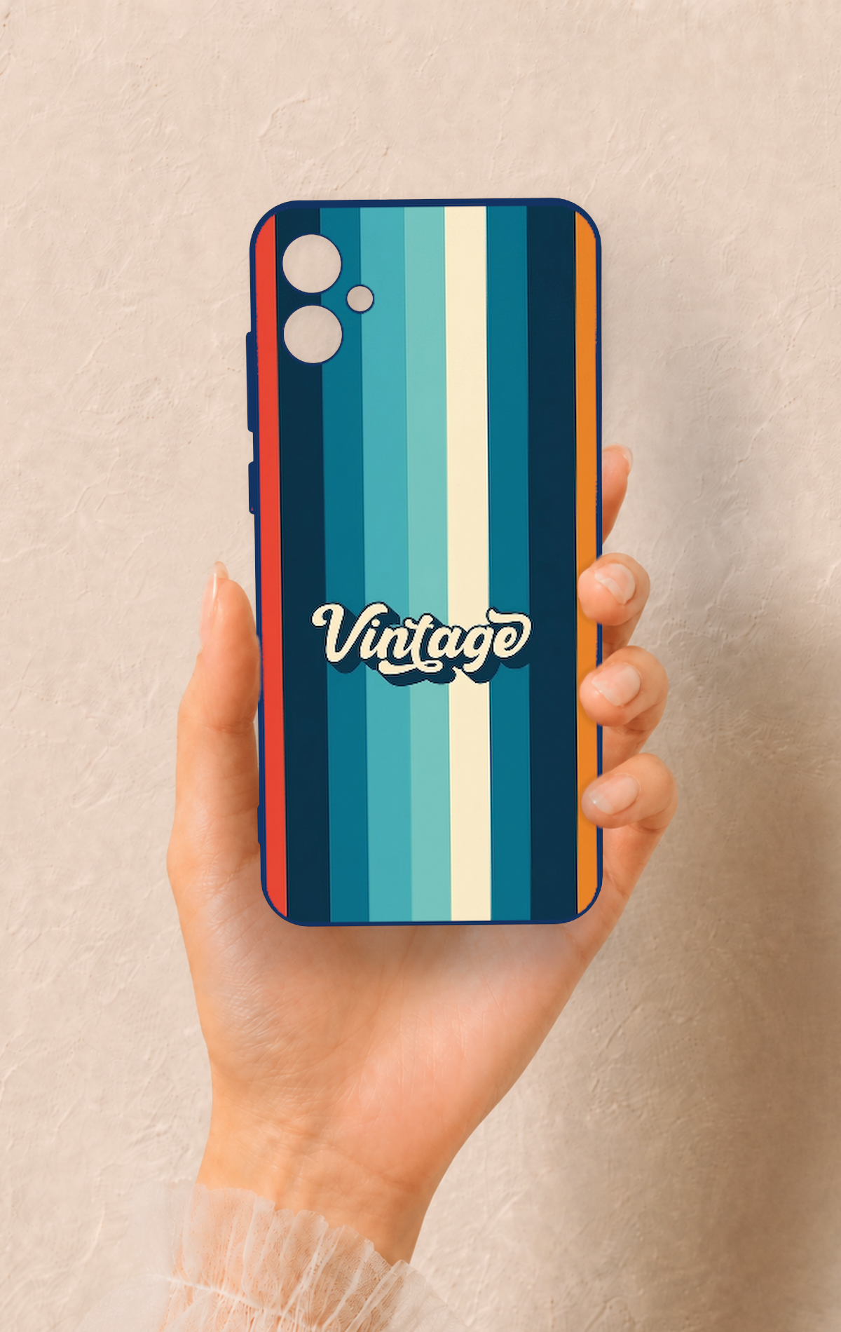Samsung A05 Uyumlu Vintage Desenli Silikon Kılıf
