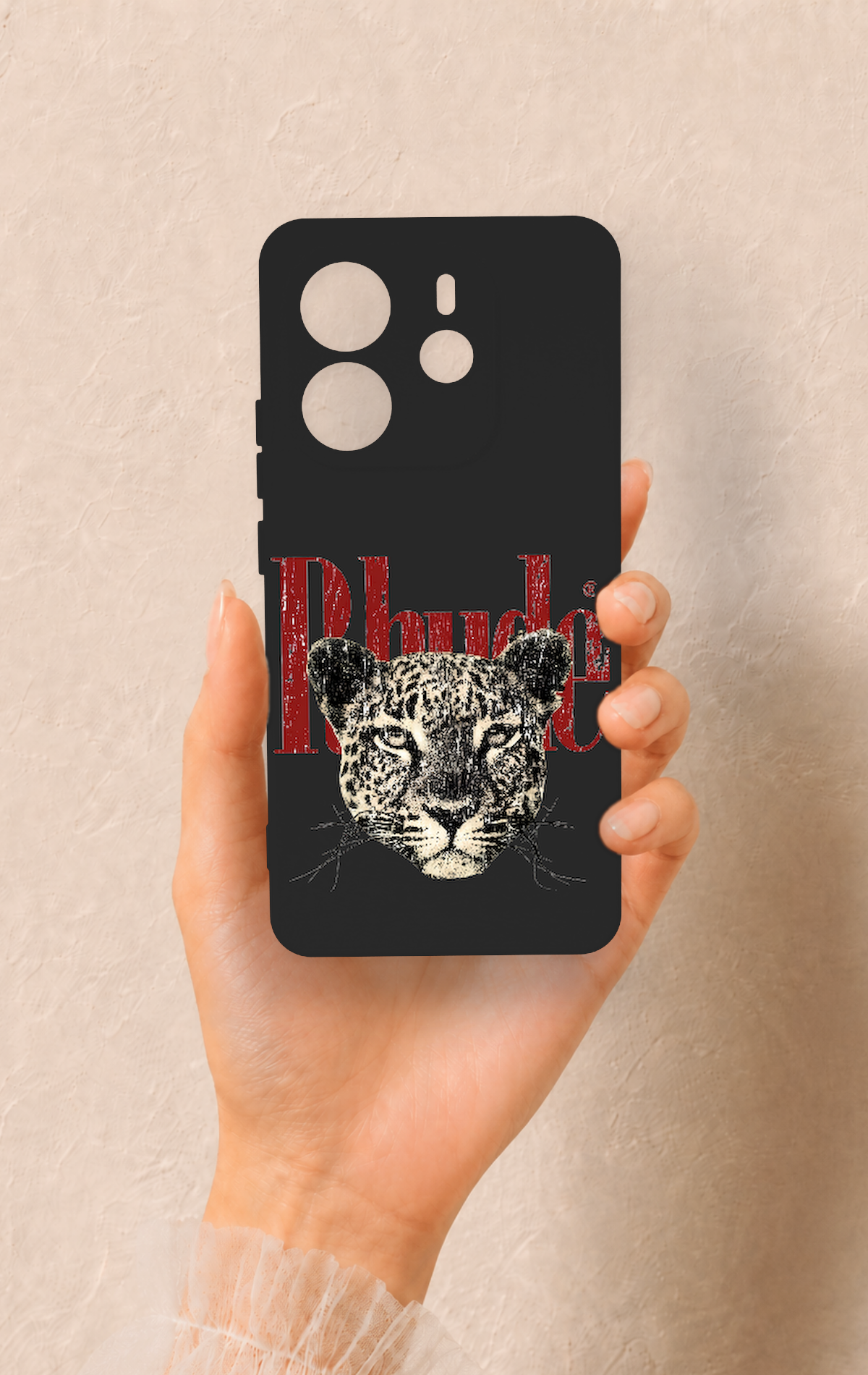 Redmi Note 14 4G Uyumlu Rhude Desenli Silikon Kılıf