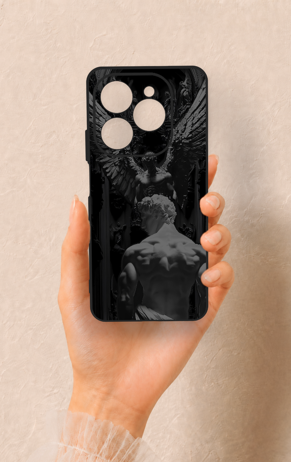 Tecno Spark 20 Pro Uyumlu Icarus Desenli Silikon Kılıf
