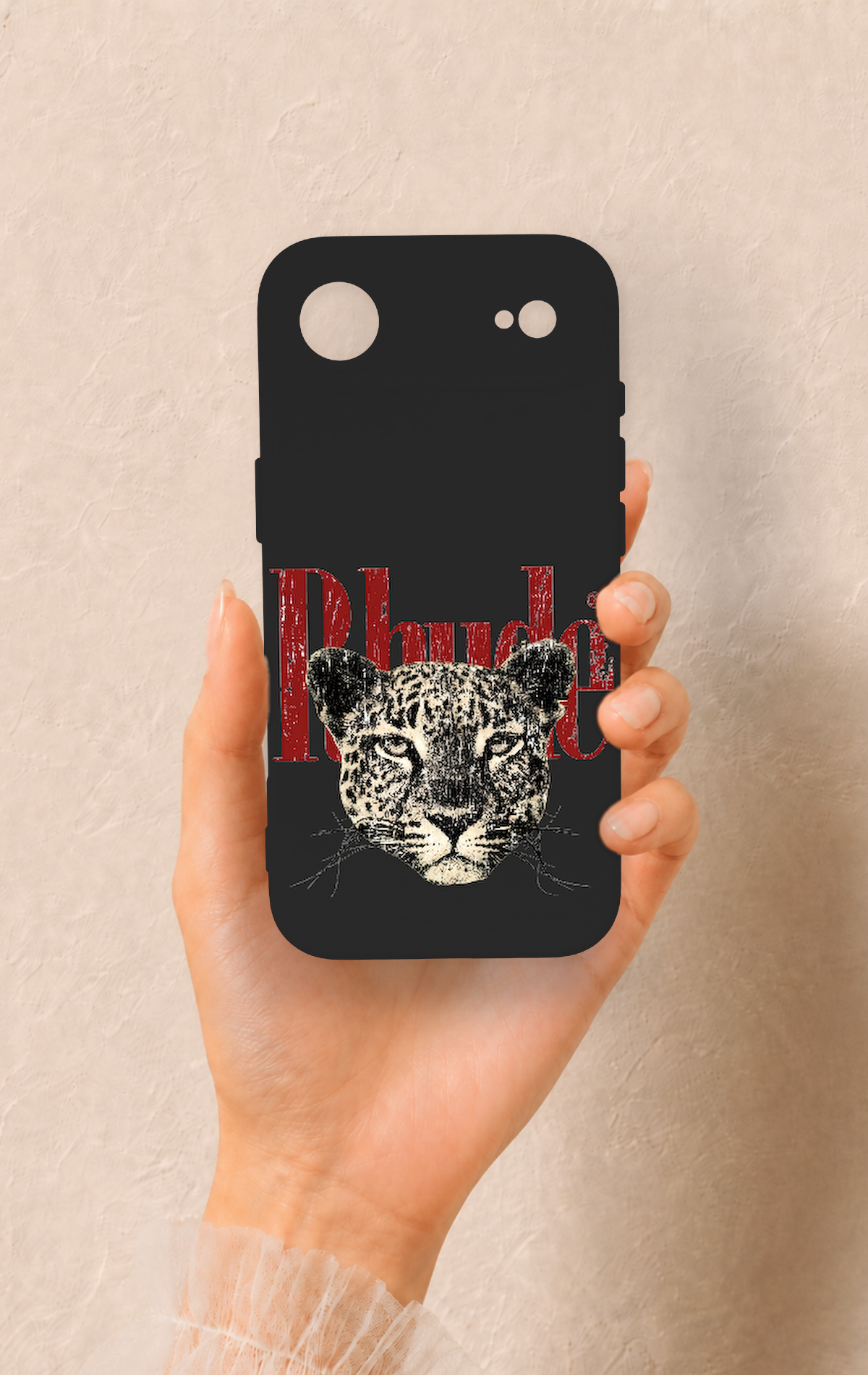 iPhone 17 Air Uyumlu Rhude Desenli Silikon Kılıf