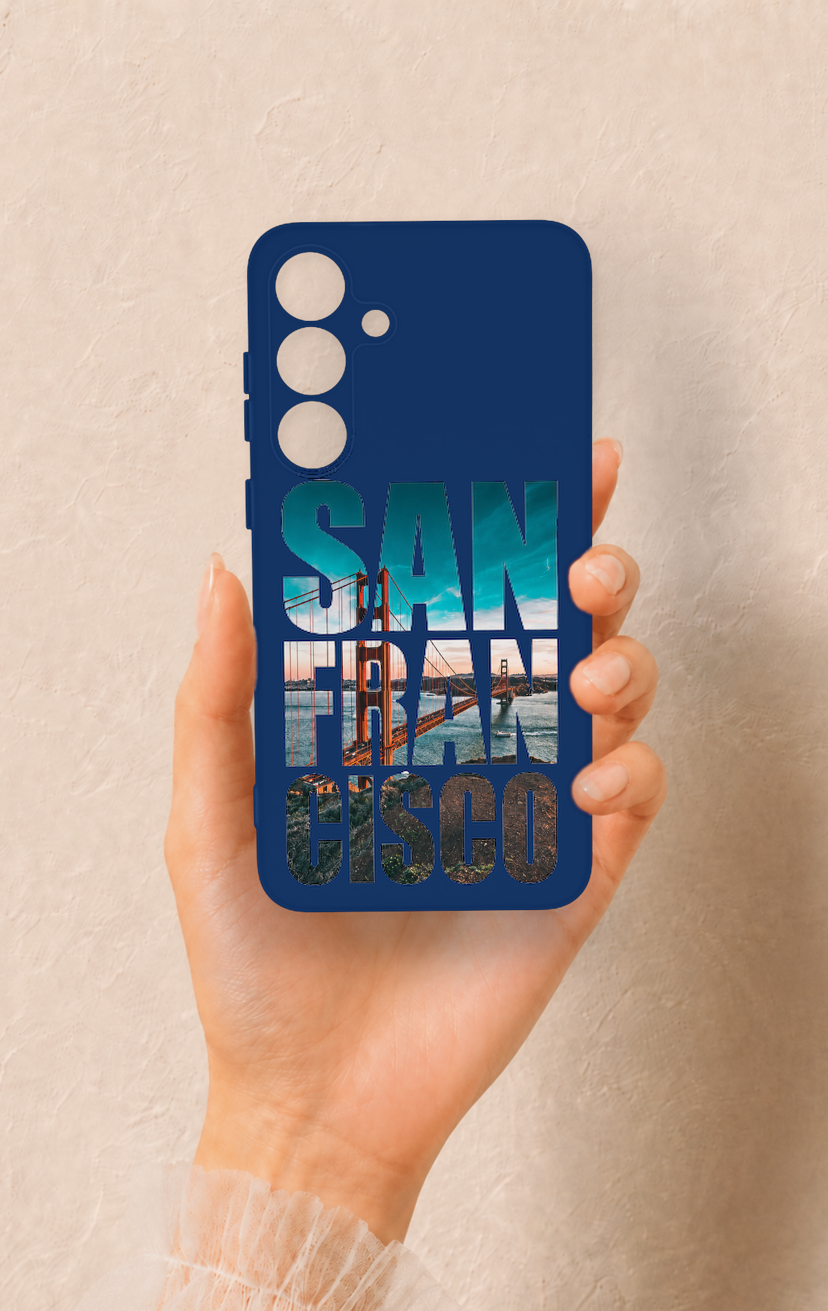Samsung S25 Plus Uyumlu San Francisco Desenli Silikon Kılıf