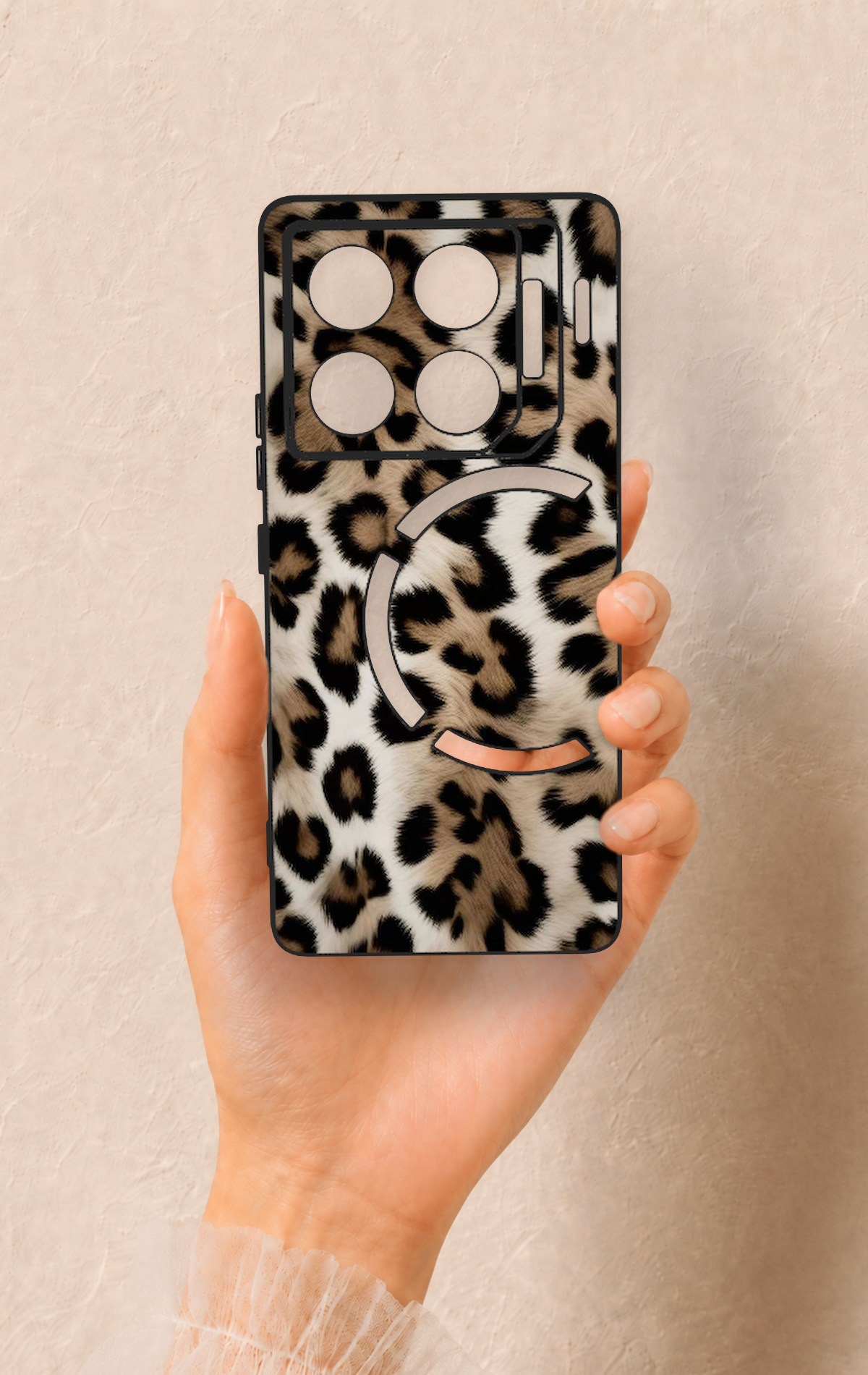 İnfinix Gt 20 Pro Uyumlu Leopar Derisi Desenli Silikon Kılıf