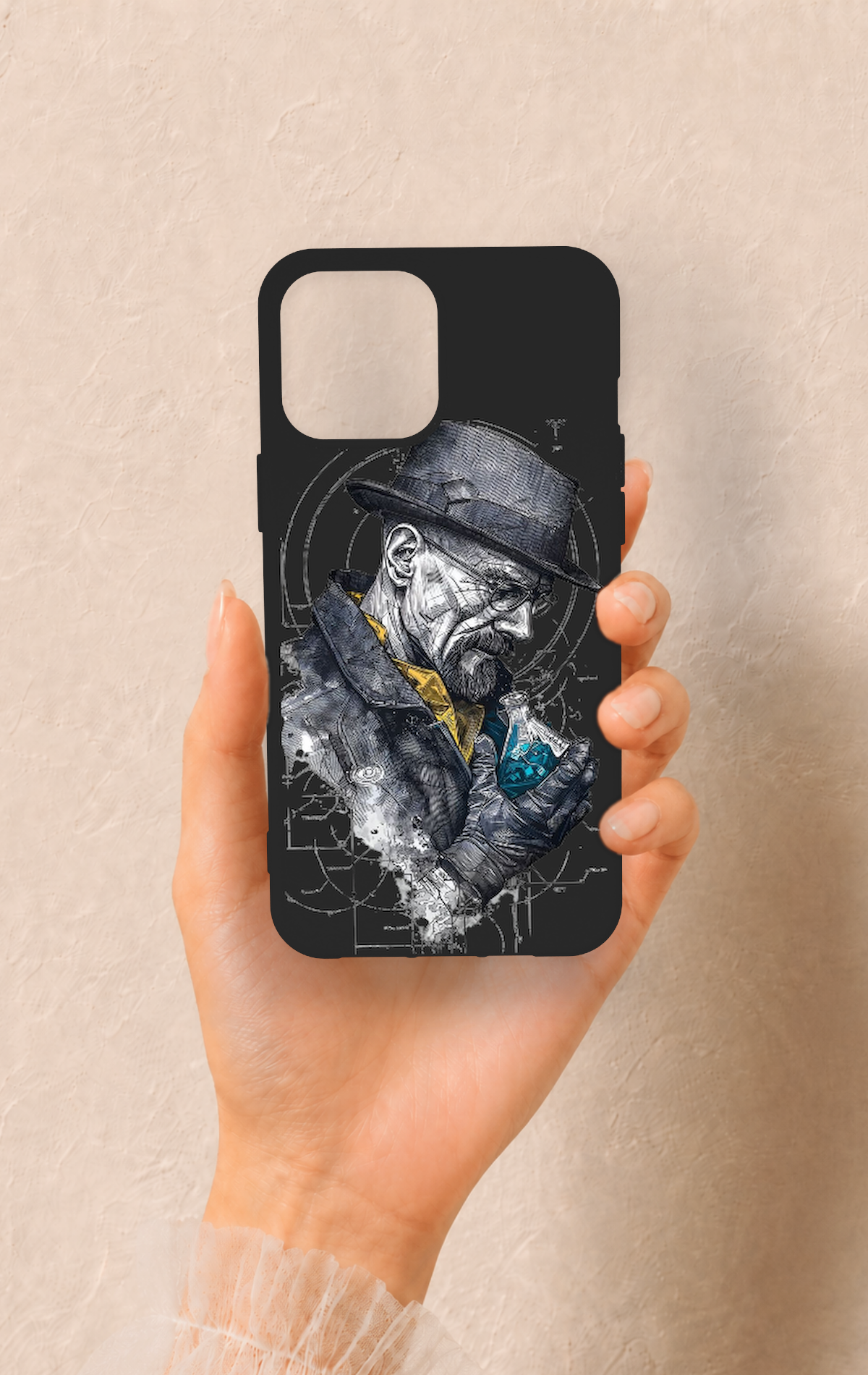 iPhone 12 Pro Max Uyumlu Walter White Desenli Silikon Kılıf