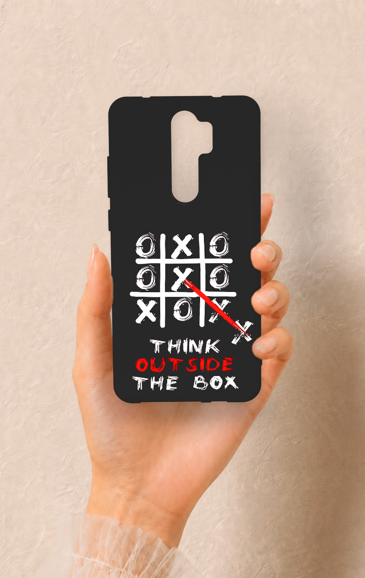 Redmi Note 8 Pro Uyumlu Out Side The Box Desenli Silikon Kılıf
