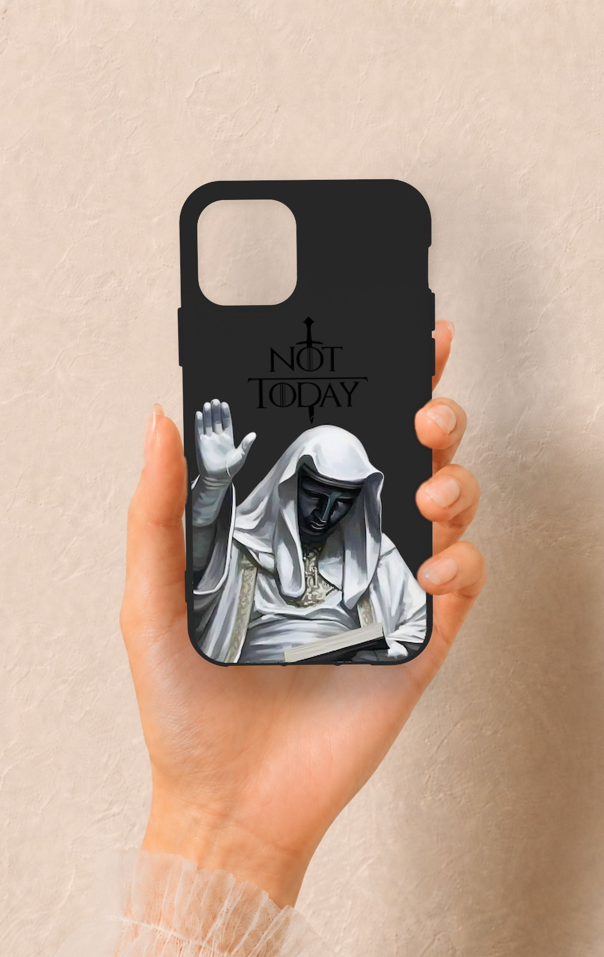 iPhone 11 Pro Uyumlu Not Today Desenli Silikon Kılıf