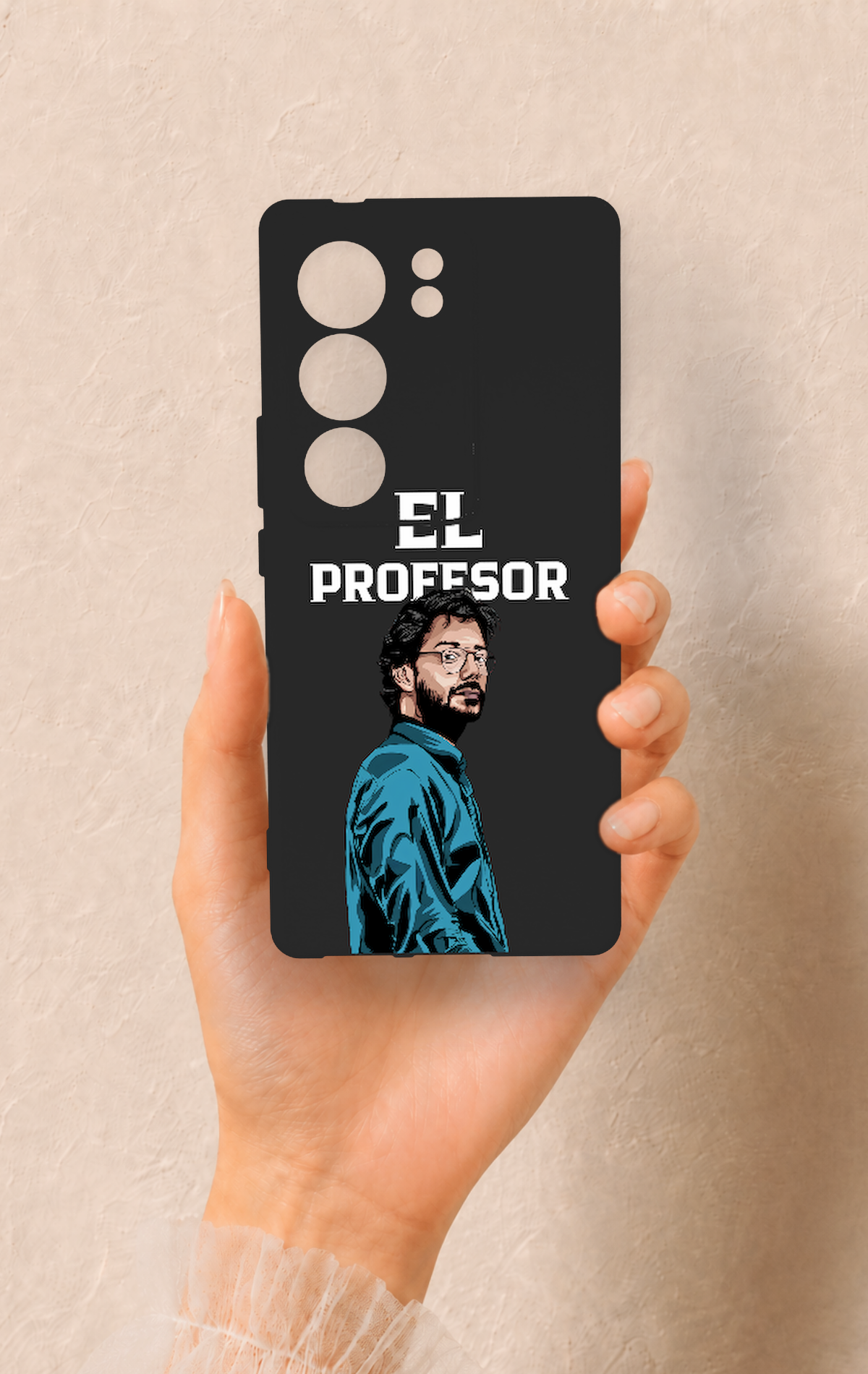 Vivo V29 Uyumlu El Profesor Desenli Silikon Kılıf