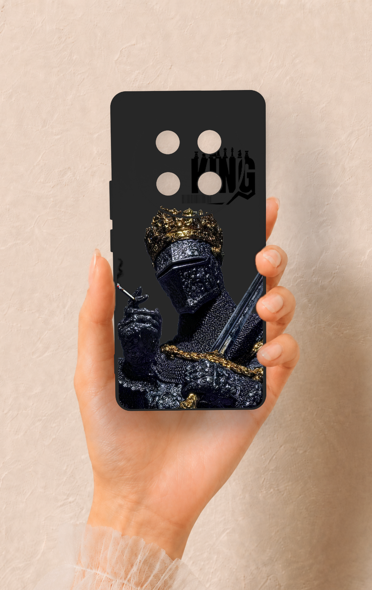 Honor Magic 7 Lite 5G Uyumlu King Desenli Silikon Kılıf