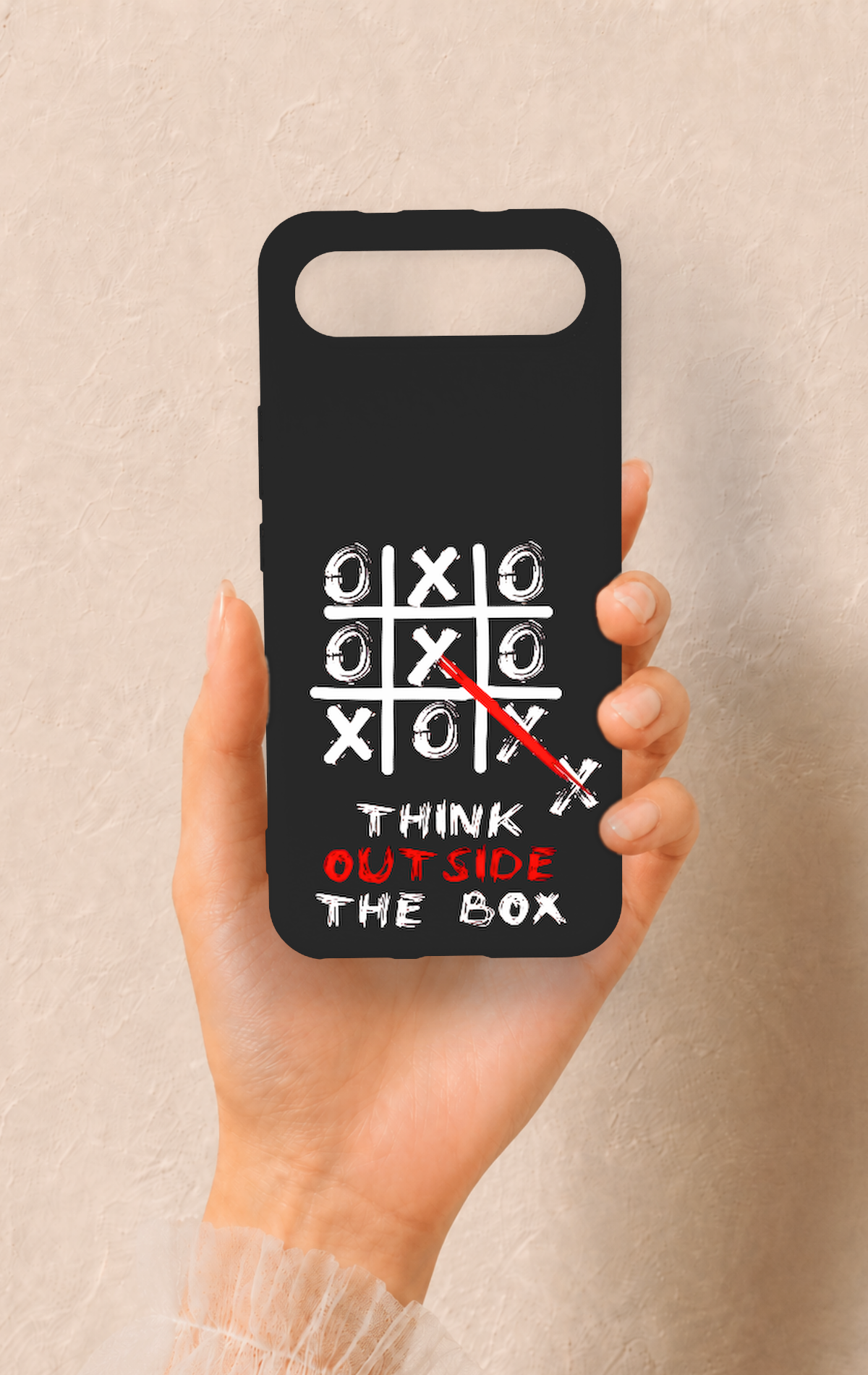Tecno Spark Slim Uyumlu Out Side The Box Desenli Silikon Kılıf