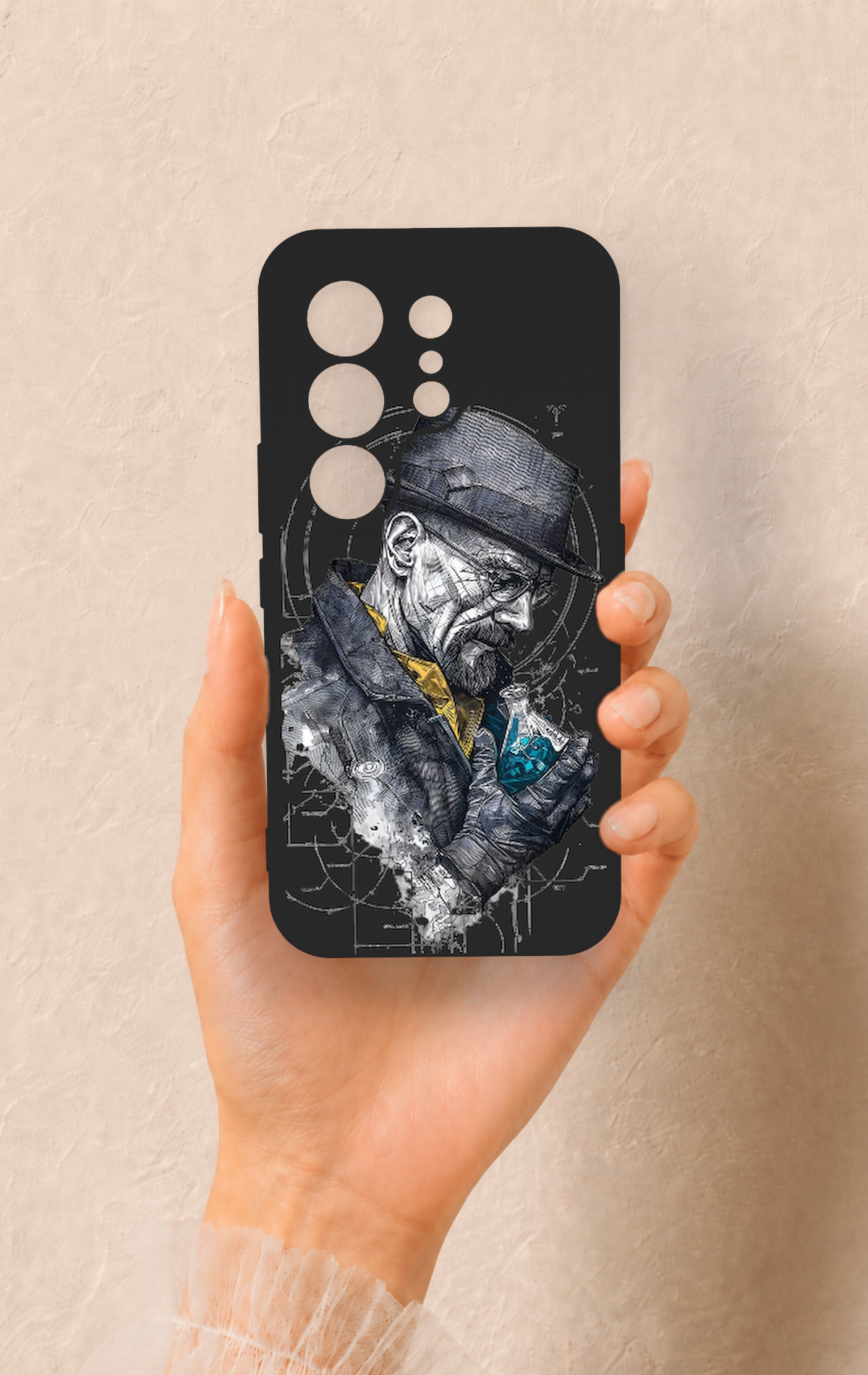 Tecno Camon 50 4G Uyumlu Walter White Desenli Silikon Kılıf