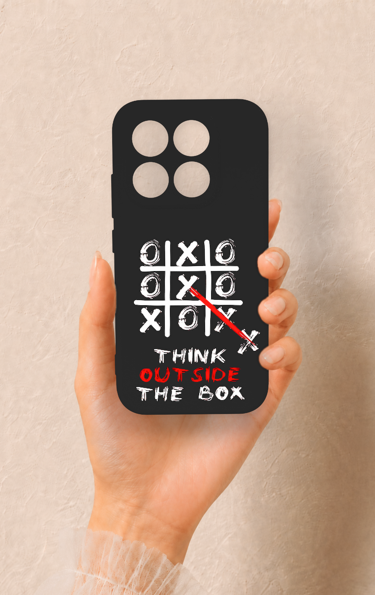 Xiaomi Mi 17 5G Uyumlu Out Side The Box Desenli Silikon Kılıf