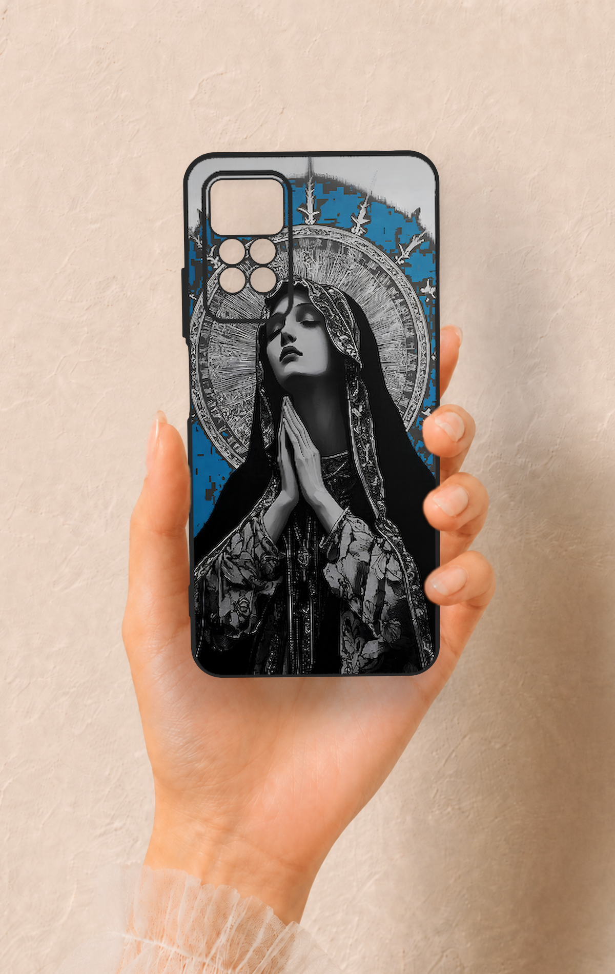 Redmi Note 11 Pro 4G Uyumlu Rahibe Desenli Silikon Kılıf